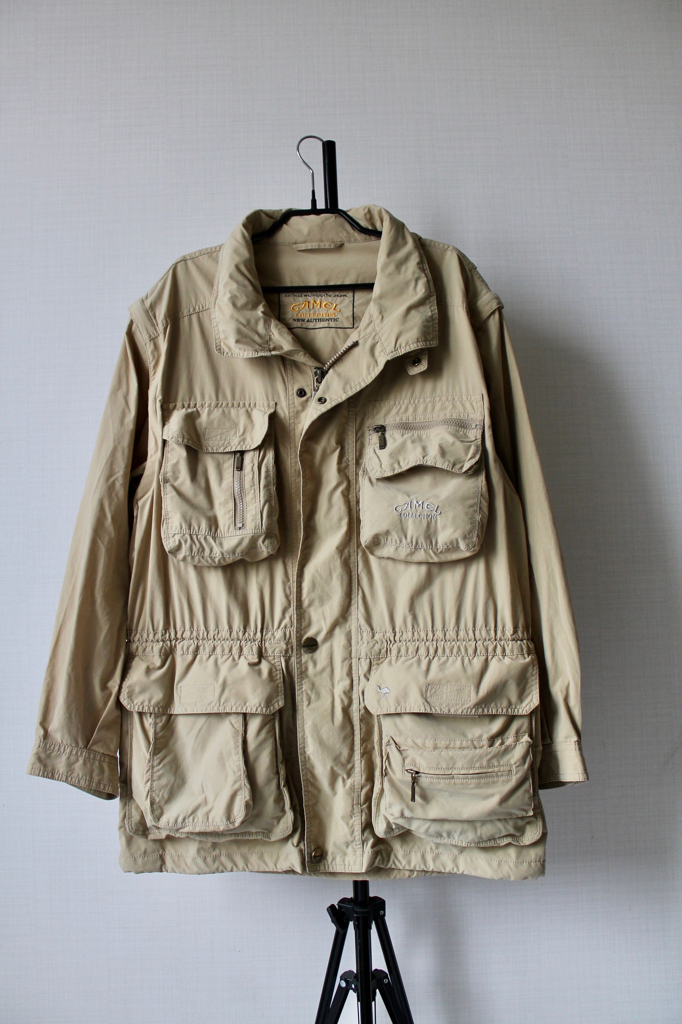 Camel CAMEL Collection 2 in 1 Light Jacket / gilet Multipockets Size US M / EU 48-50 / 2 - 3 Thumbnail