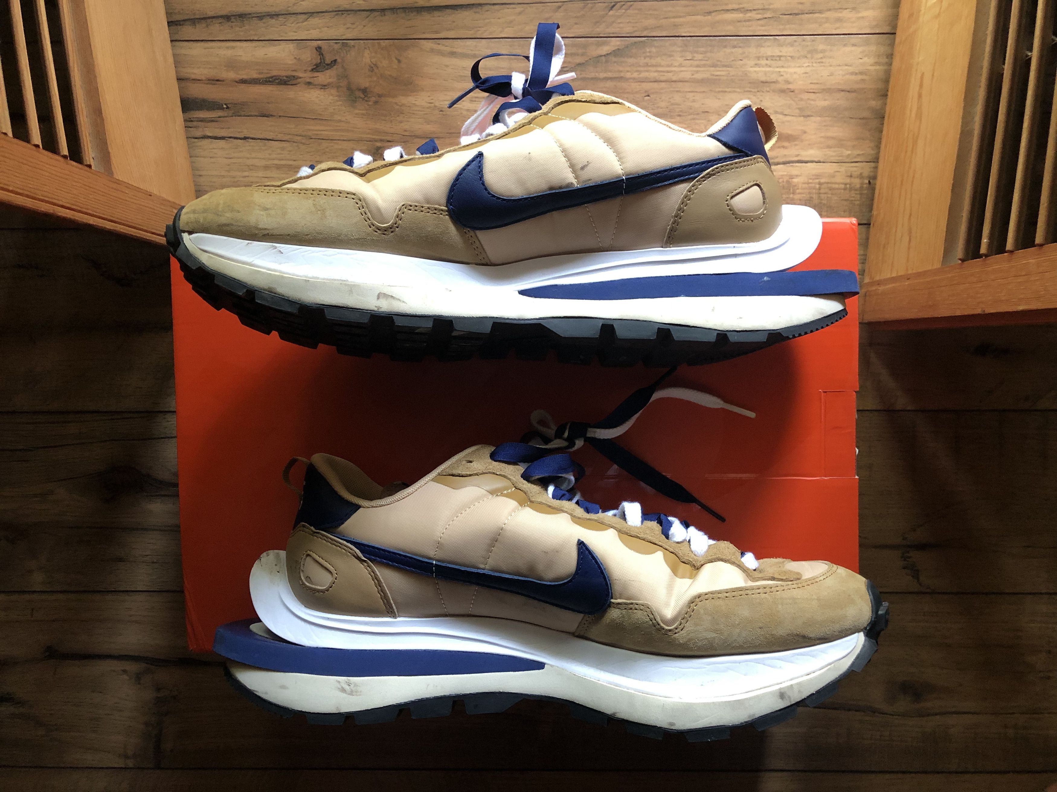 Nike × Sacai Nike x Sacai Vaporwaffle Sneakers Size US 12 / EU 45 - 3 Thumbnail