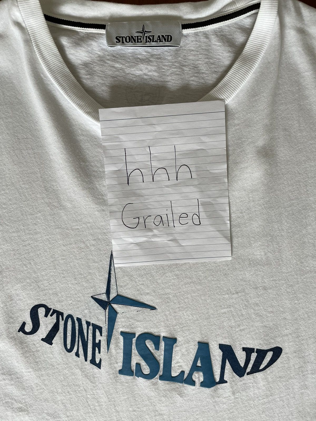 Stone Island Stone Island Spellout Tee Size US L / EU 52-54 / 3 - 2 Thumbnail