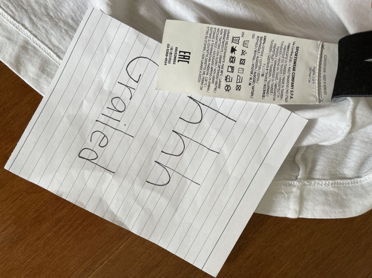 Stone Island Stone Island Spellout Tee Size US L / EU 52-54 / 3 - 4 Thumbnail