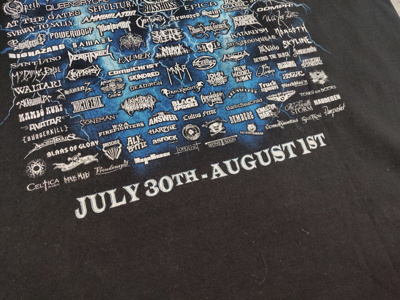 Band Tees Vintage Wacken 2015 Open Rock Band Tour All Over Print Tee Size US XL / EU 56 / 4 - 14 Thumbnail