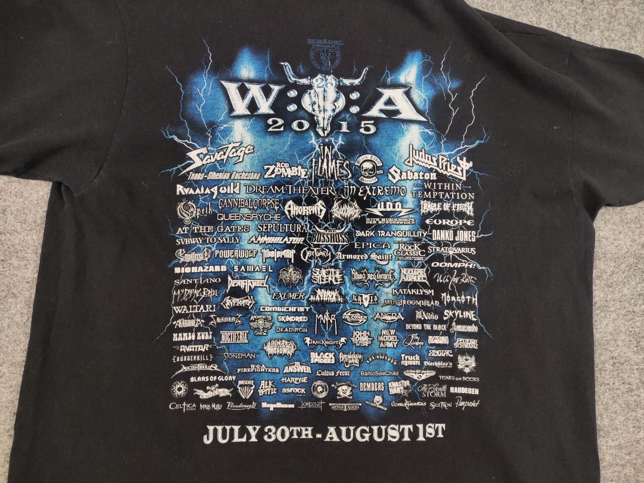 Band Tees Vintage Wacken 2015 Open Rock Band Tour All Over Print Tee Size US XL / EU 56 / 4 - 13 Thumbnail