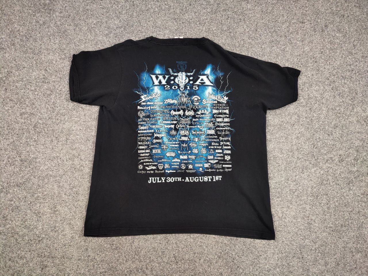Band Tees Vintage Wacken 2015 Open Rock Band Tour All Over Print Tee Size US XL / EU 56 / 4 - 12 Thumbnail