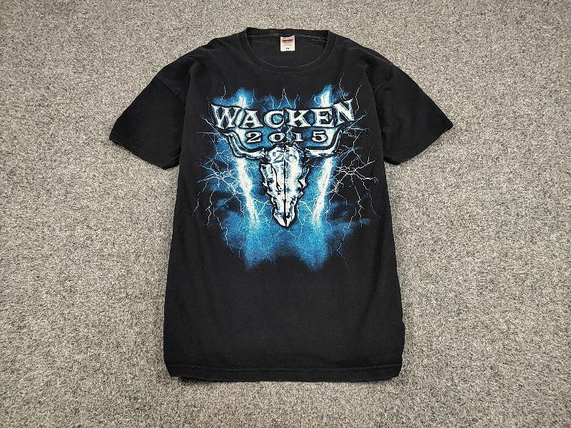 Band Tees Vintage Wacken 2015 Open Rock Band Tour All Over Print Tee Size US XL / EU 56 / 4 - 2 Thumbnail