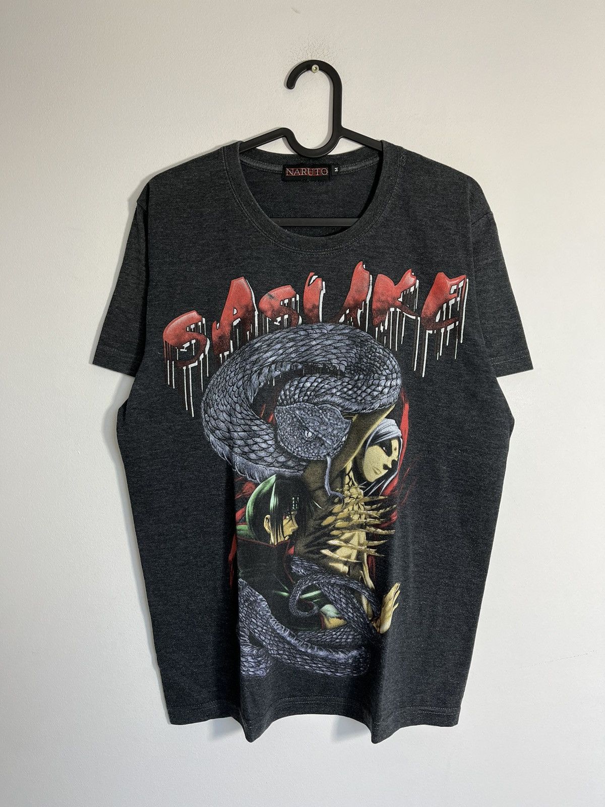 Japanese Brand × Vintage Naruto Sasuke 00s Vintage Japanese Anime T-shirt Size US M / EU 48-50 / 2 - 2 Thumbnail