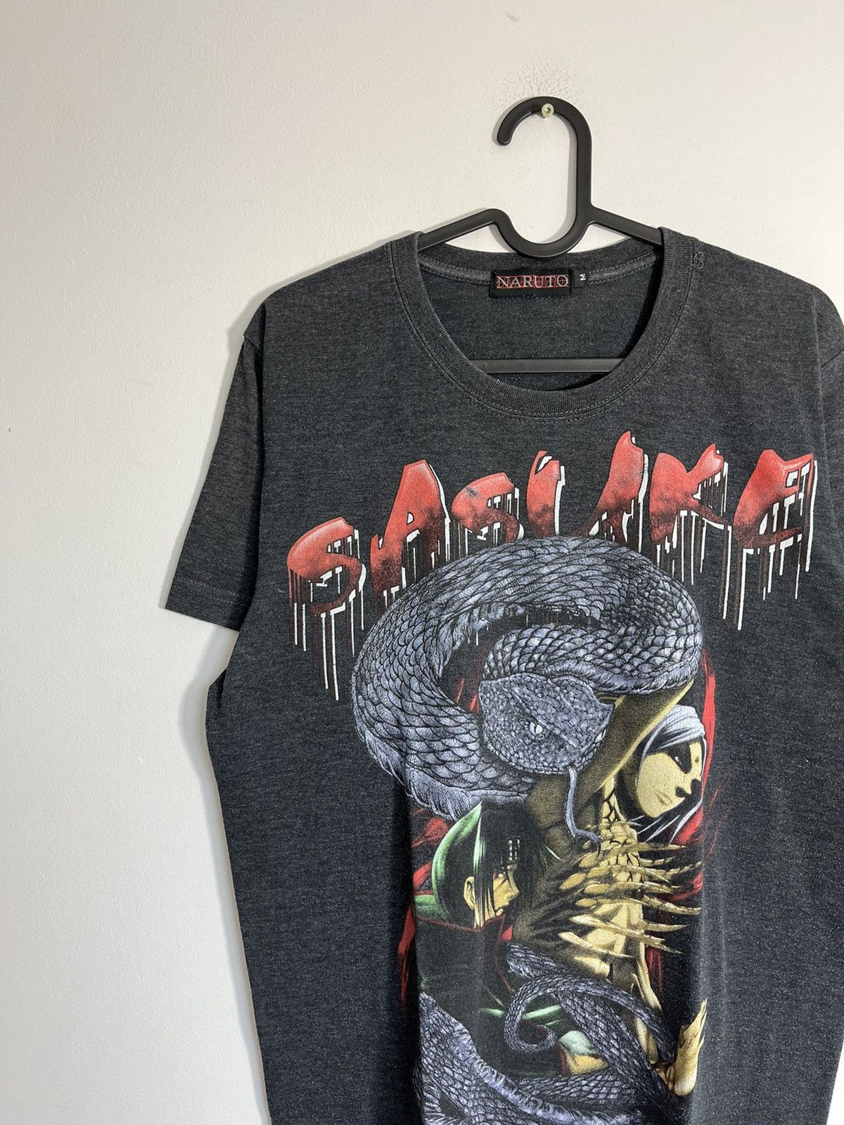 Japanese Brand × Vintage Naruto Sasuke 00s Vintage Japanese Anime T-shirt Size US M / EU 48-50 / 2 - 3 Thumbnail