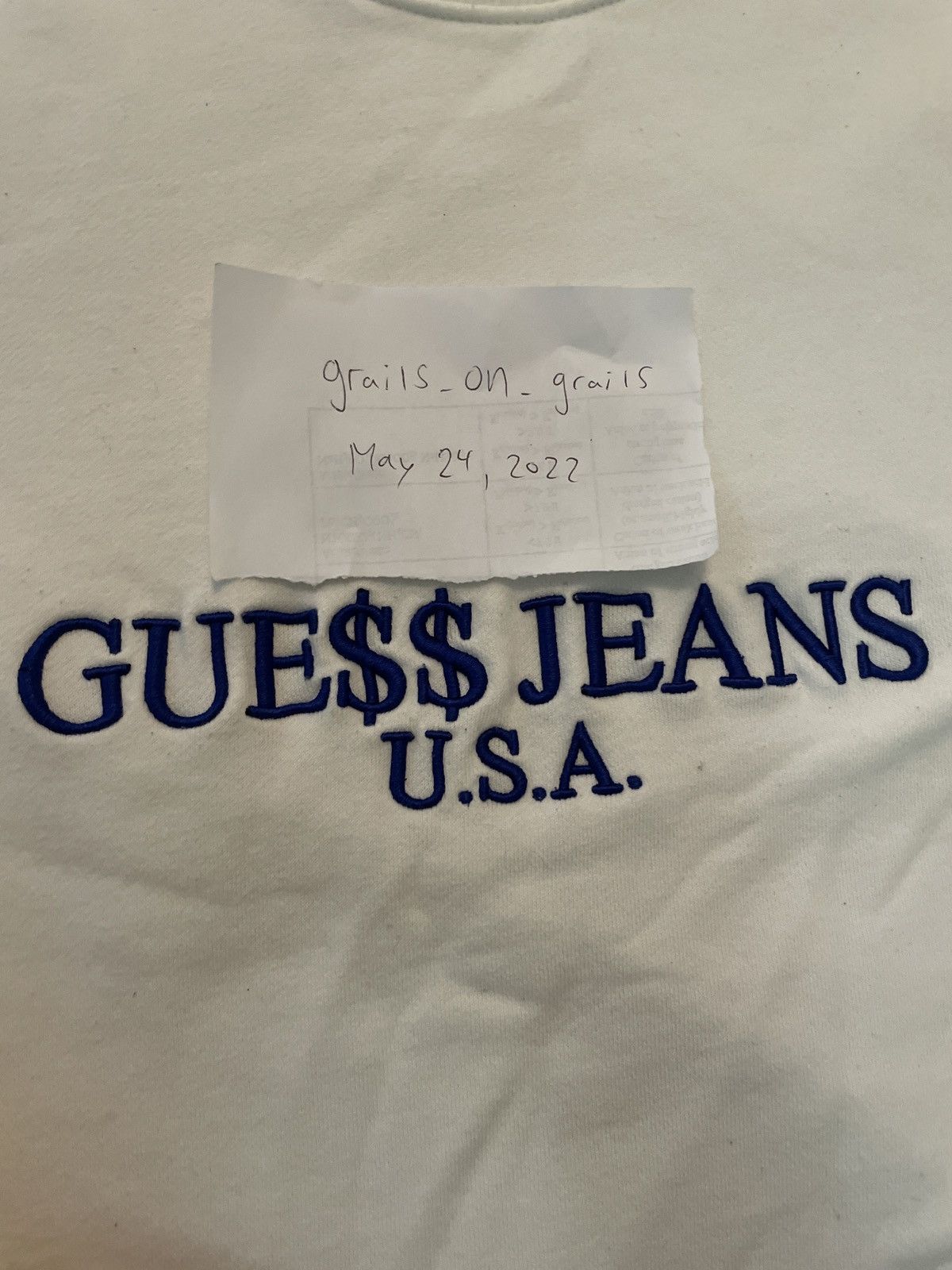 A$AP Rocky × Guess Guess x A$AP ROCKY sweatshirt Size US XS / EU 42 / 0 - 2 Thumbnail