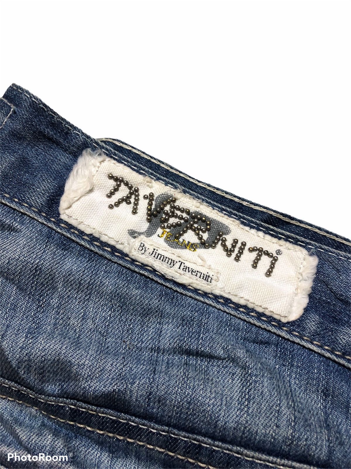 Jimmy Taverniti FLARE DENIM MEG 19 BY TAVERNITI SO JEANS Size US 34 / EU 50 - 3 Thumbnail