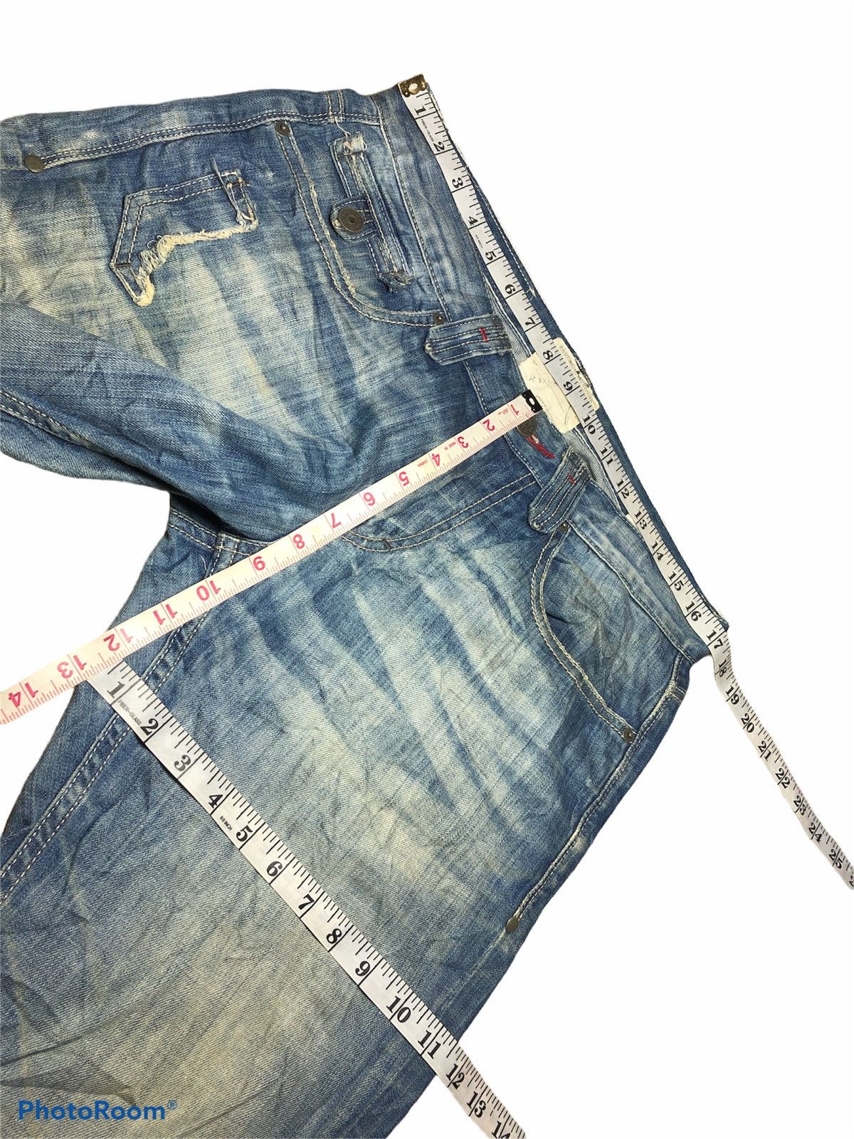 Jimmy Taverniti FLARE DENIM MEG 19 BY TAVERNITI SO JEANS Size US 34 / EU 50 - 7 Thumbnail