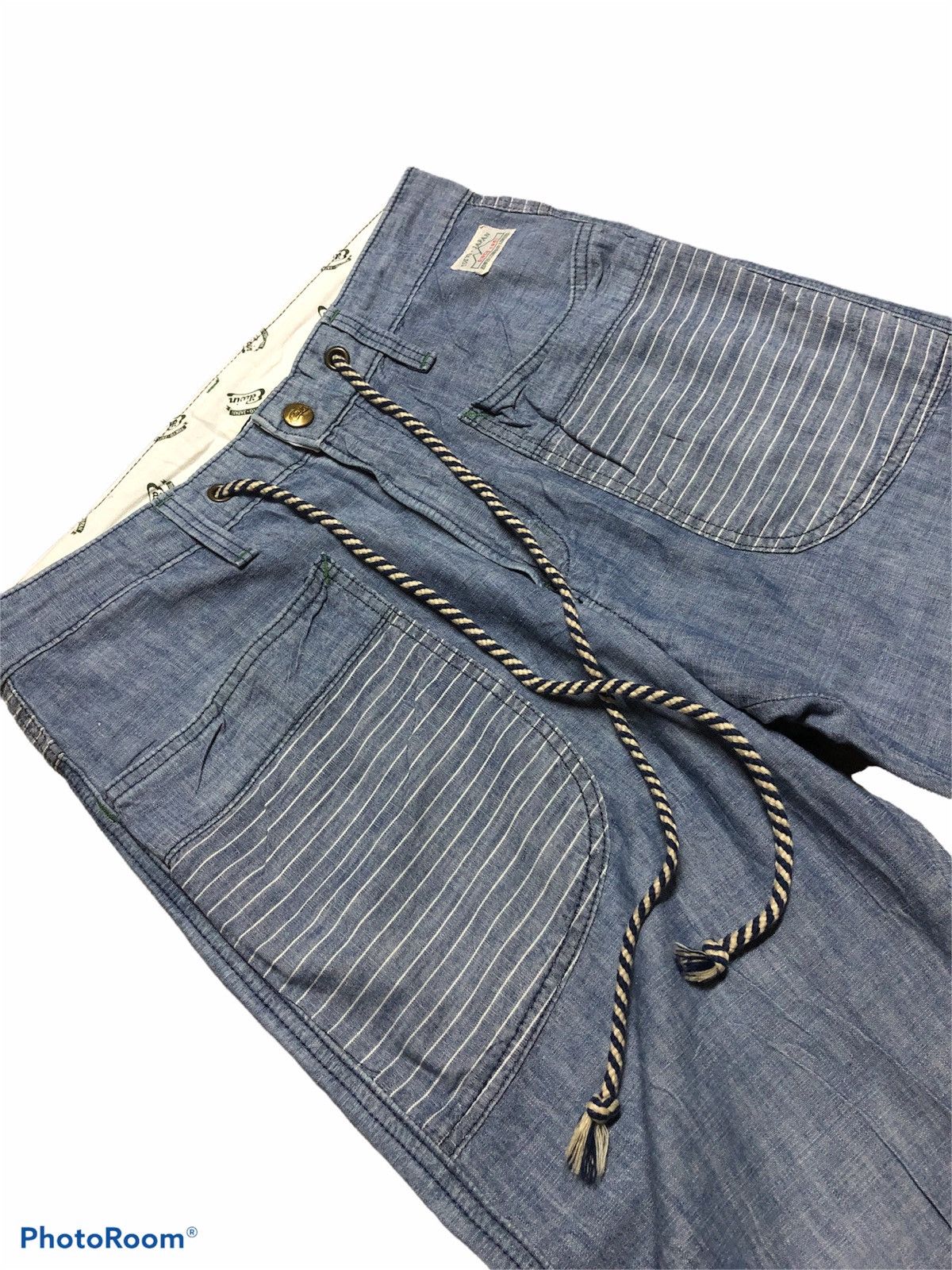 Edwin WIDE LEG⚡️⚡️EDWIN CHAMBRAY BUSHPANT Size US 30 / EU 46 - 4 Thumbnail
