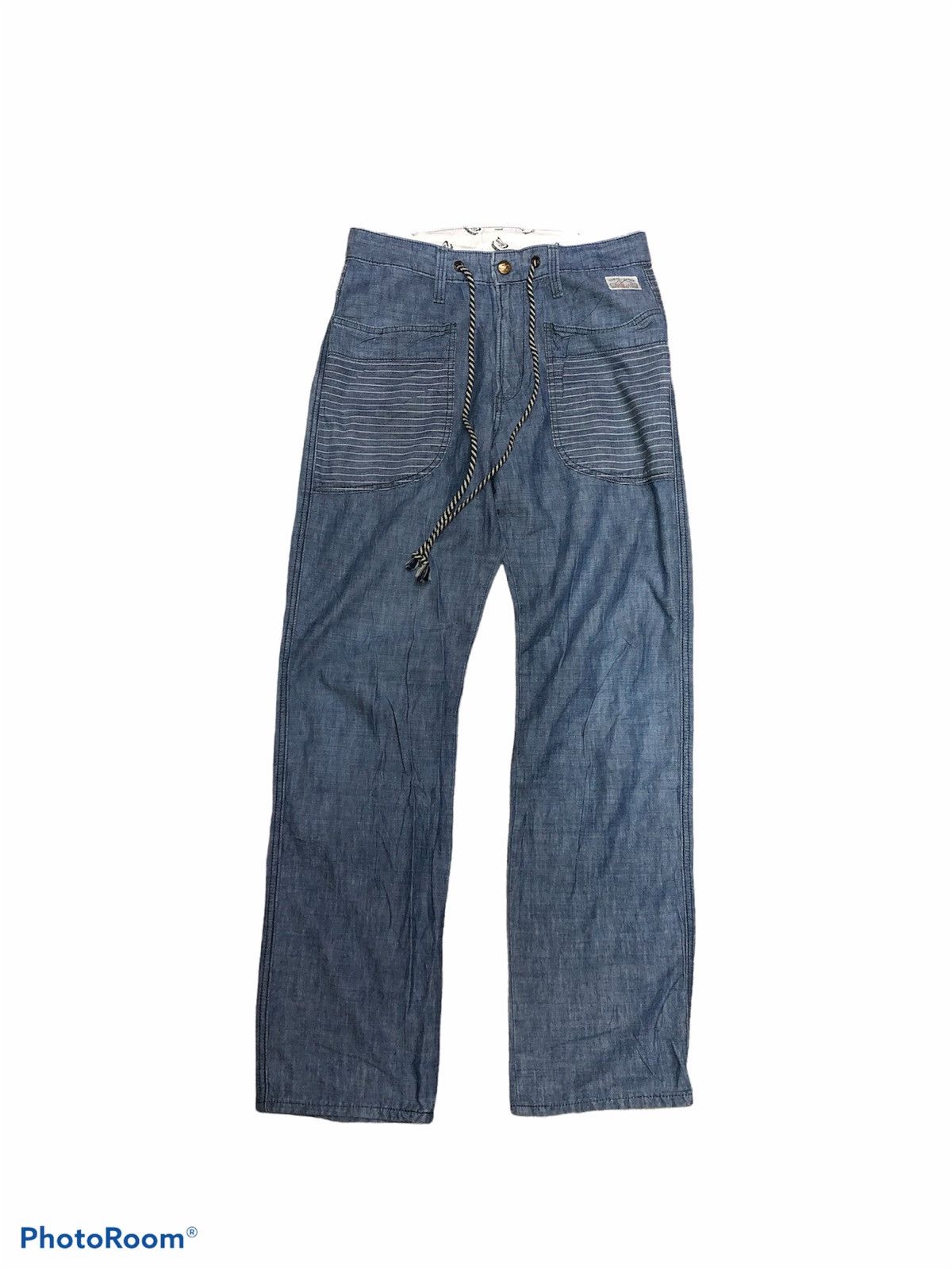 Edwin WIDE LEG⚡️⚡️EDWIN CHAMBRAY BUSHPANT Size US 30 / EU 46 - 1 Thumbnail