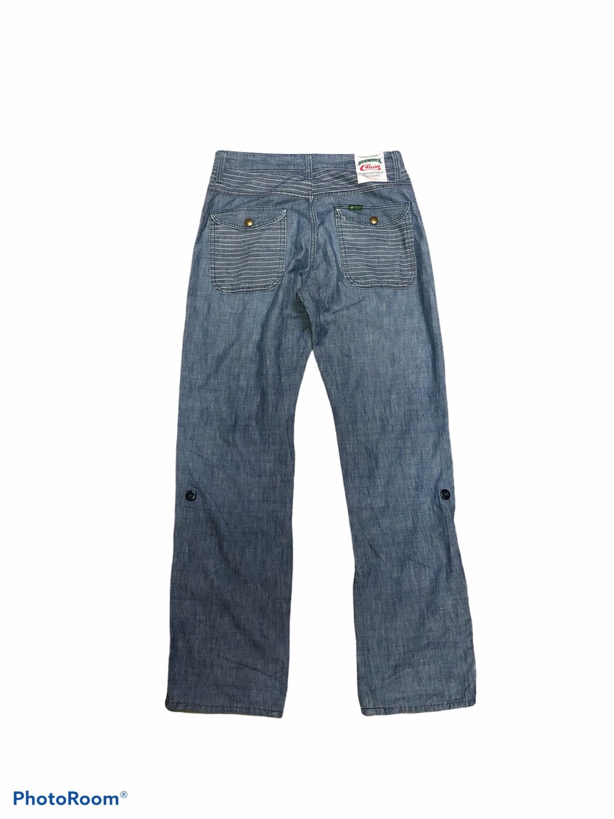 Edwin WIDE LEG⚡️⚡️EDWIN CHAMBRAY BUSHPANT Size US 30 / EU 46 - 2 Thumbnail
