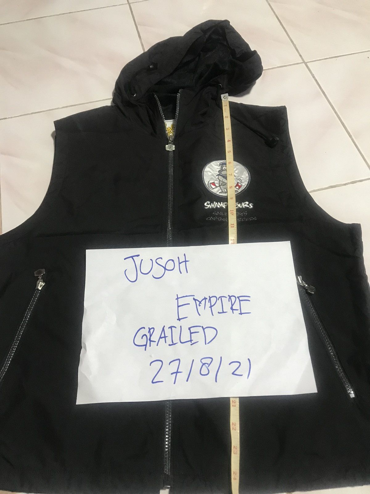 Designer SWAMP TOURS BY GARY CLARK CAPTAIN ORDERS VEST Size US L / EU 52-54 / 3 - 9 Thumbnail