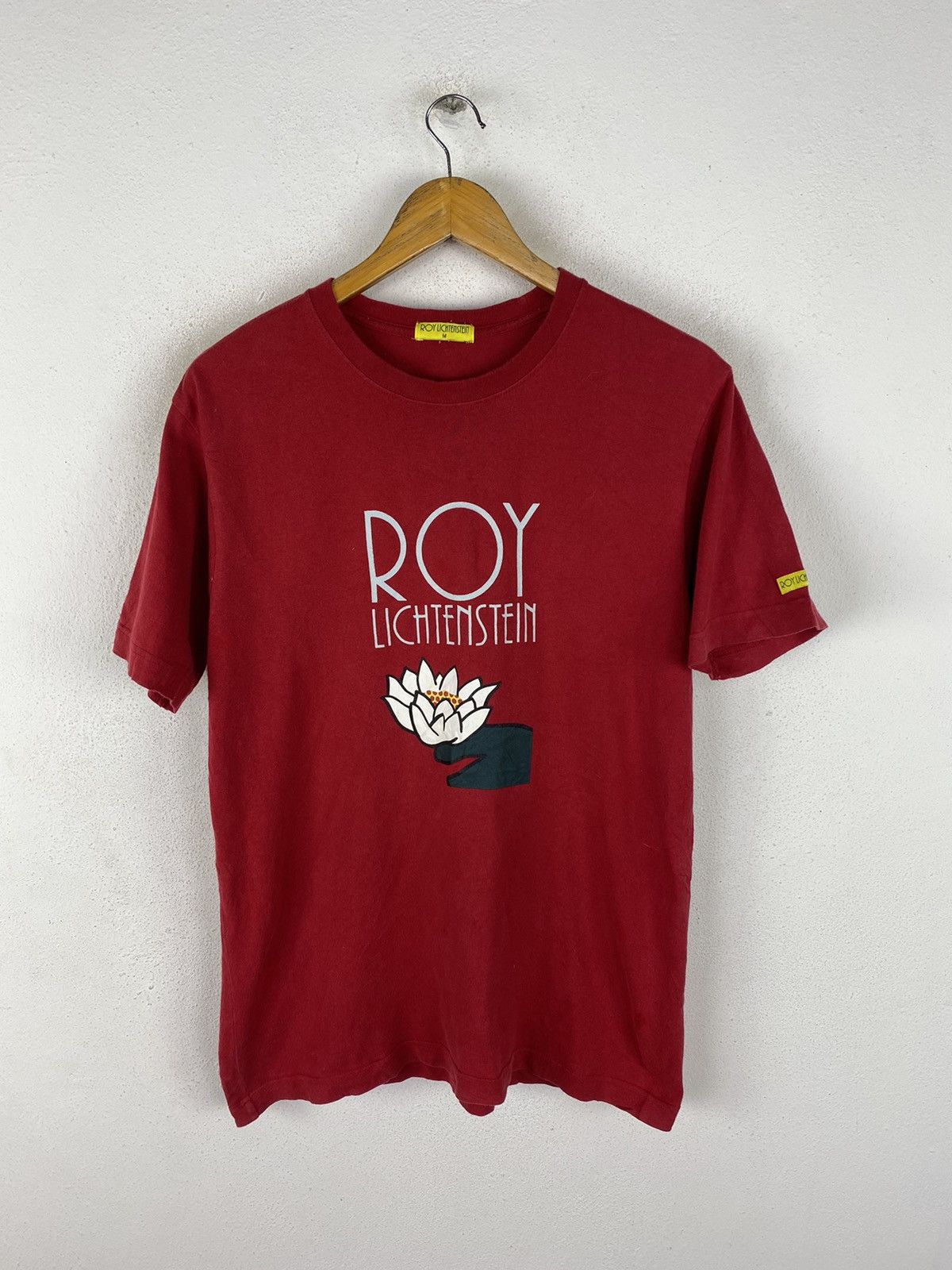 Designer × Japanese Brand Roy Lichtenstein Red Graphic T-Shirt (Unisex, Modern Art) Size US M / EU 48-50 / 2 - 1 Thumbnail