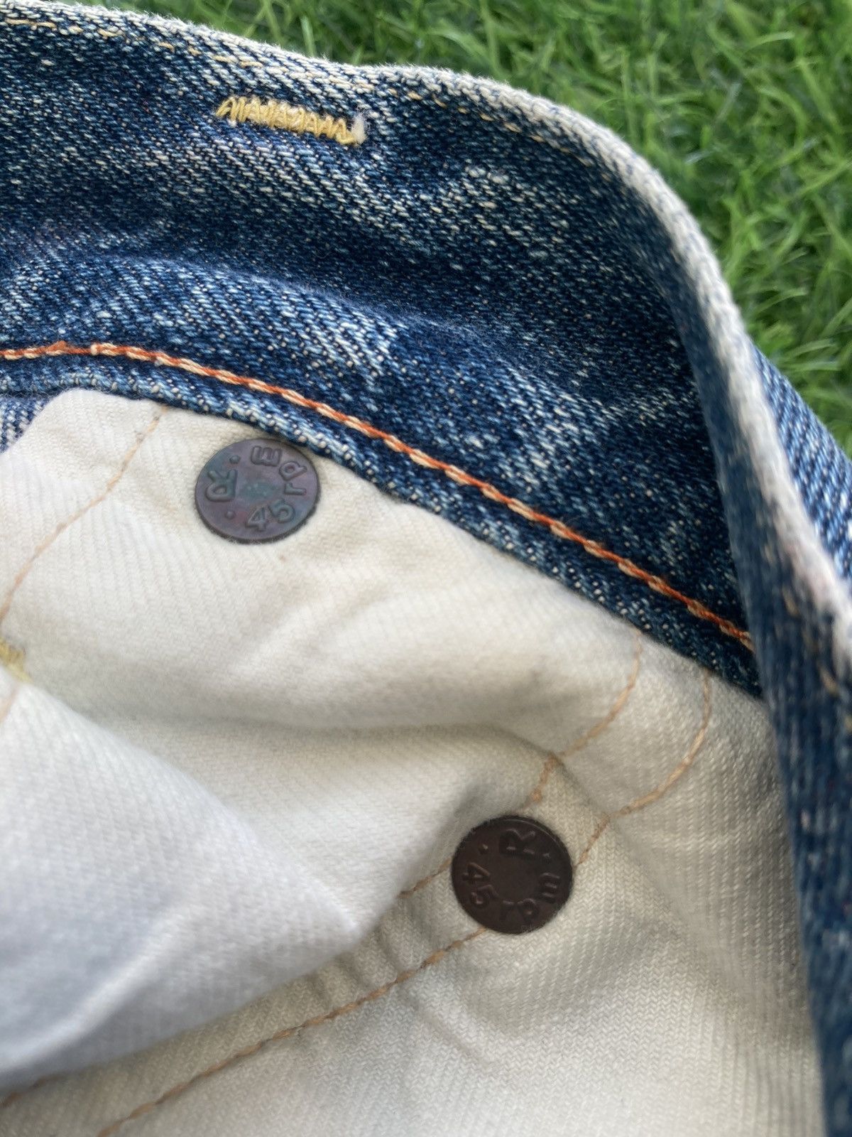 45rpm 45 RPM DISTRESSED SHORT DENIM Size US 31 - 6 Thumbnail