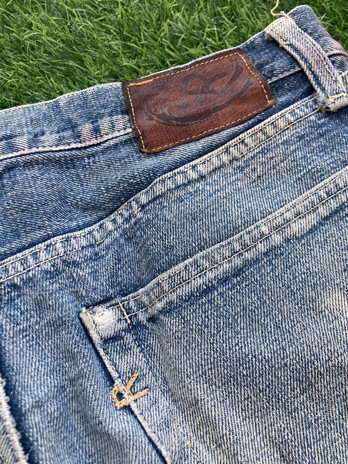 45rpm 45 RPM DISTRESSED SHORT DENIM Size US 31 - 5 Thumbnail
