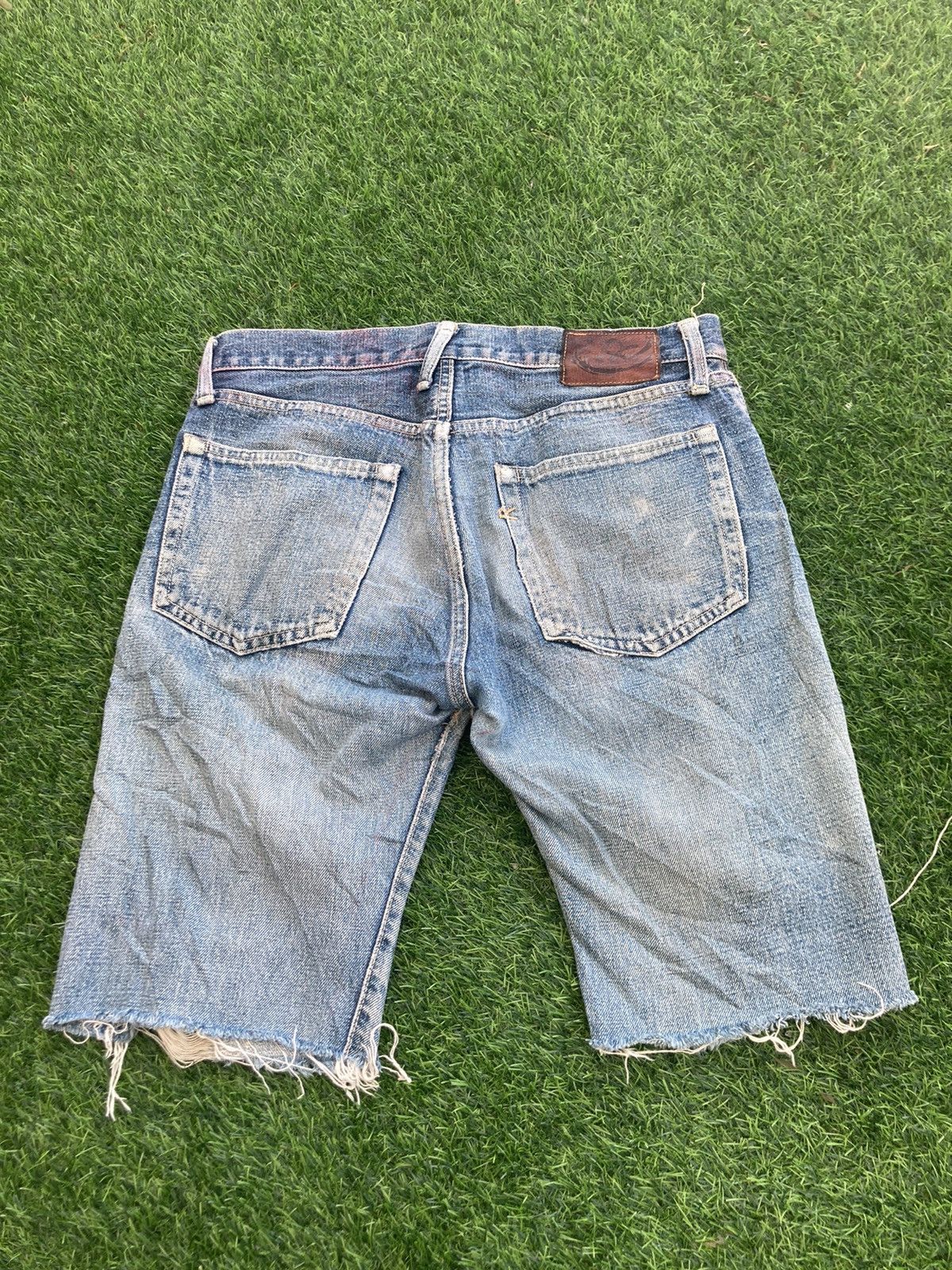 45rpm 45 RPM DISTRESSED SHORT DENIM Size US 31 - 3 Thumbnail