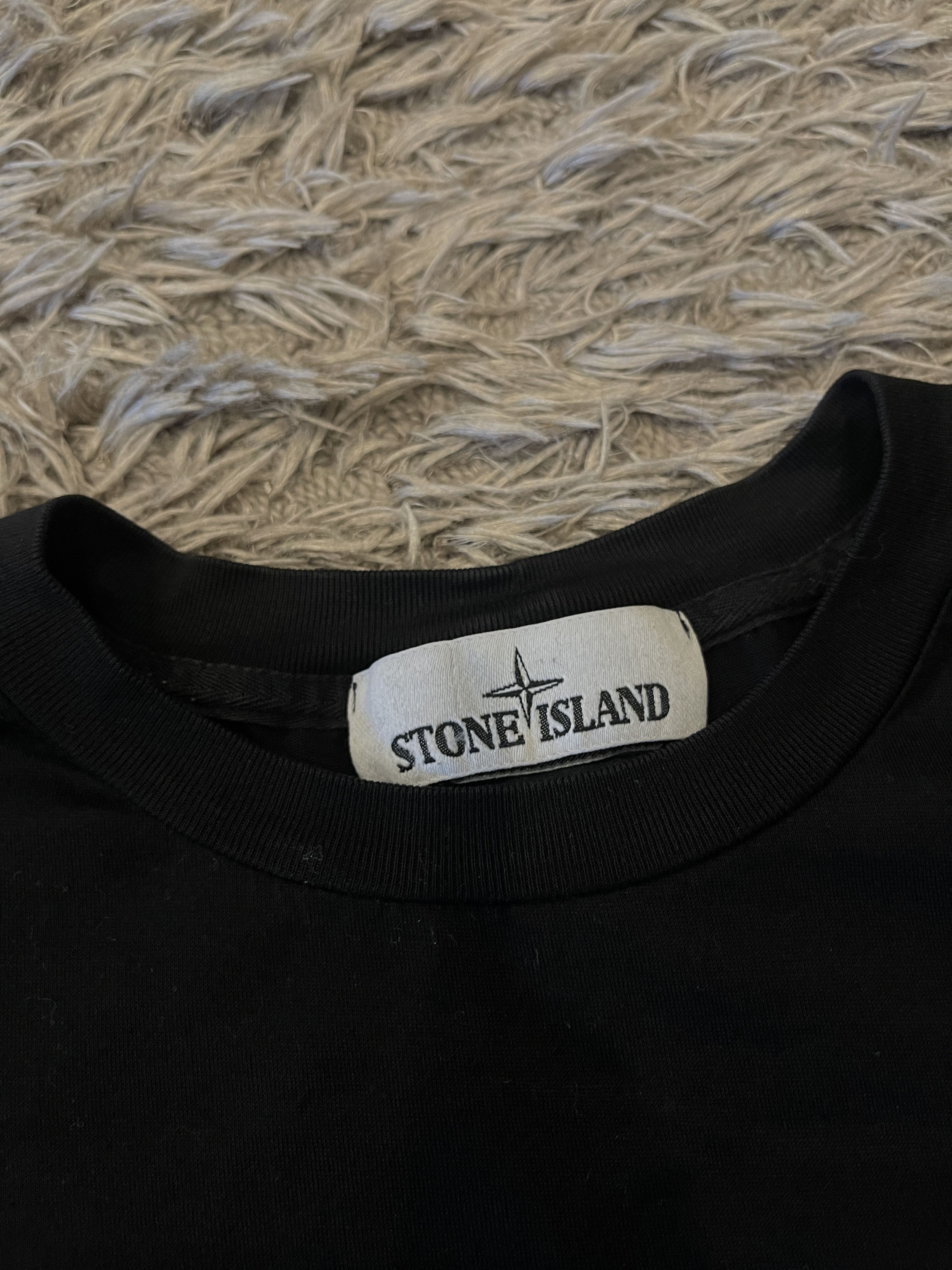 Stone Island Stone Island Black Logo Patch T-Shirt Size US L / EU 52-54 / 3 - 3 Thumbnail