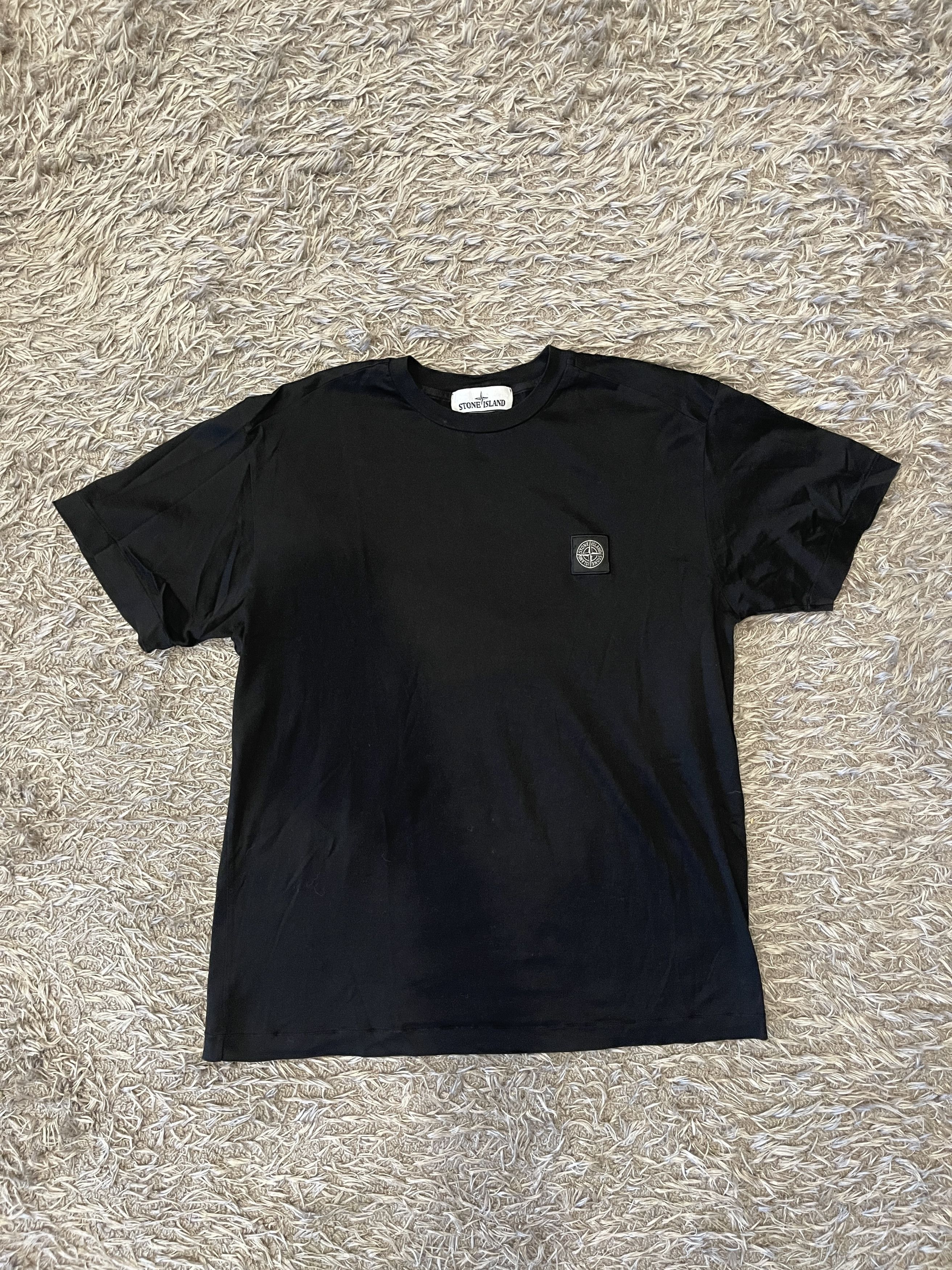 Stone Island Stone Island Black Logo Patch T-Shirt Size US L / EU 52-54 / 3 - 1 Thumbnail