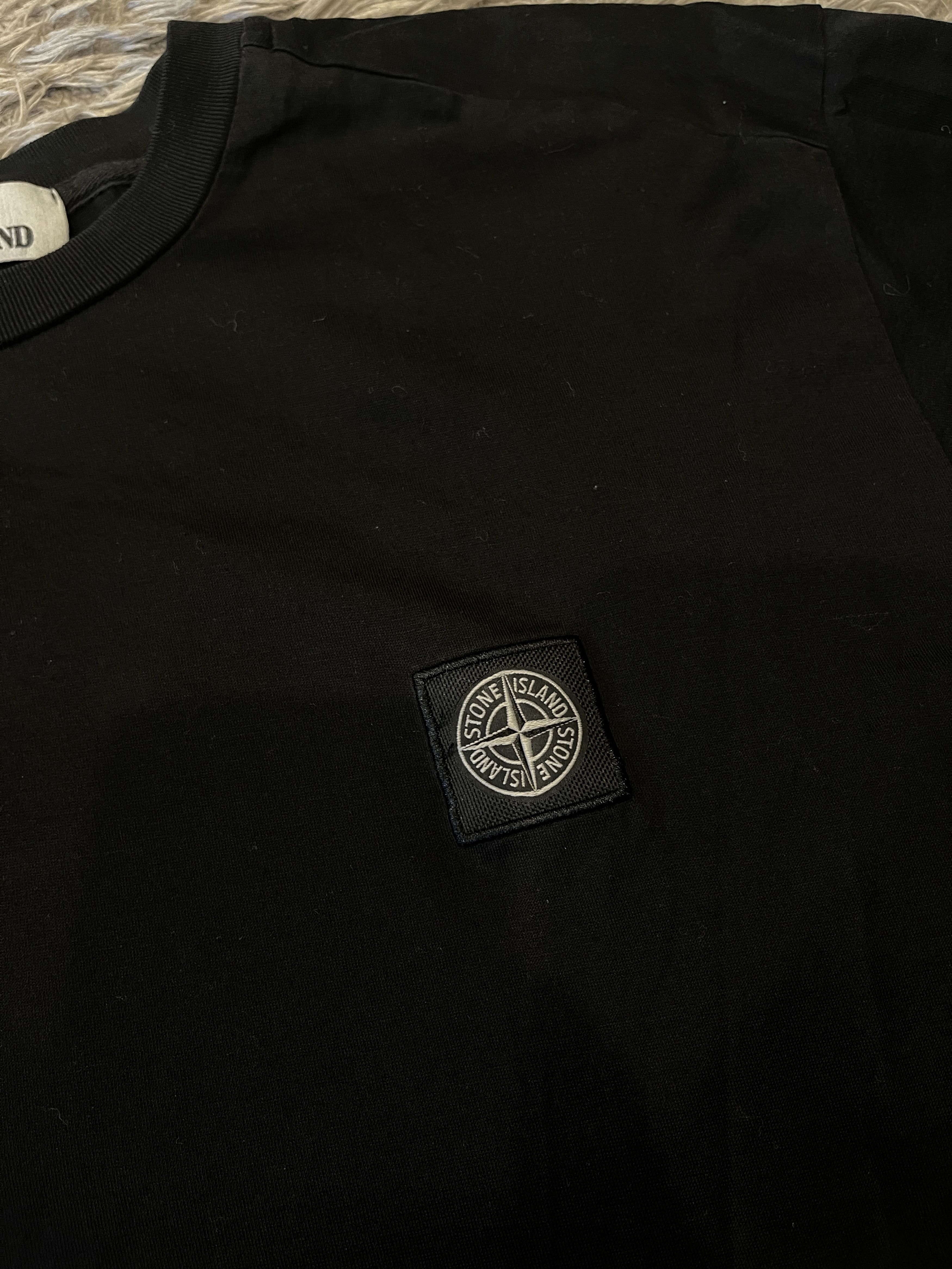 Stone Island Stone Island Black Logo Patch T-Shirt Size US L / EU 52-54 / 3 - 2 Thumbnail