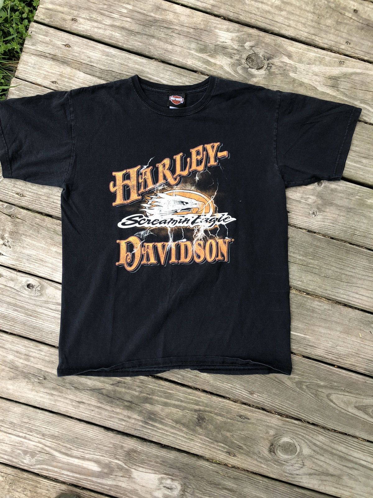 Harley Davidson × Vintage Vintage y2k Harley Davidson Screaming Eagle Shirt Size US L / EU 52-54 / 3 - 1 Thumbnail