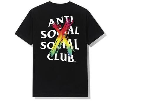 Anti Social Social Club Cancelled Rainbow Tee ASSC DS