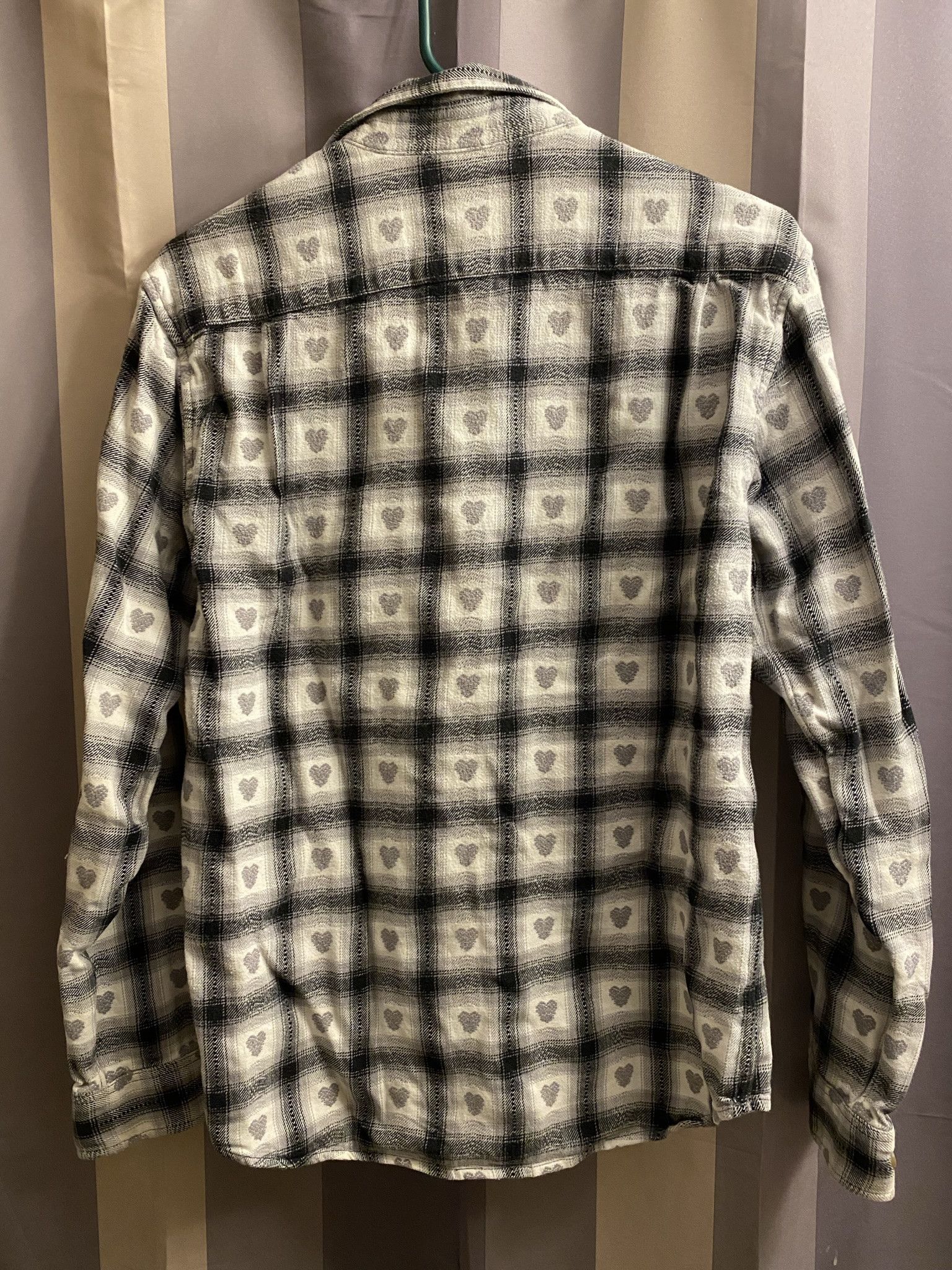 Supreme Hearts Plaid Flannel Black Size US M / EU 48-50 / 2 - 2 Thumbnail