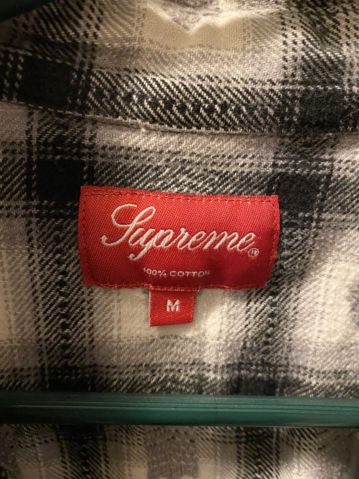 Supreme Hearts Plaid Flannel Black Size US M / EU 48-50 / 2 - 4 Thumbnail