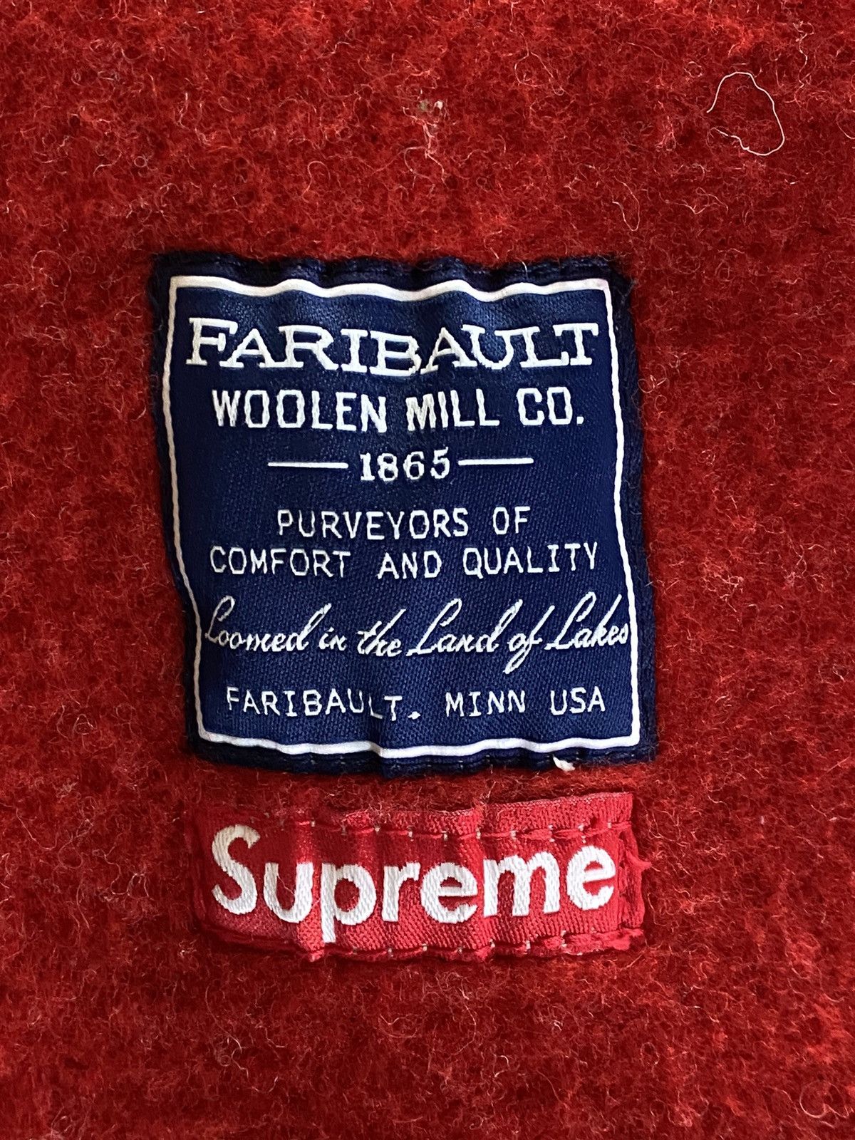 Supreme Supreme x Faribault Box Logo Blanket *RARE* Size ONE SIZE - 3 Thumbnail