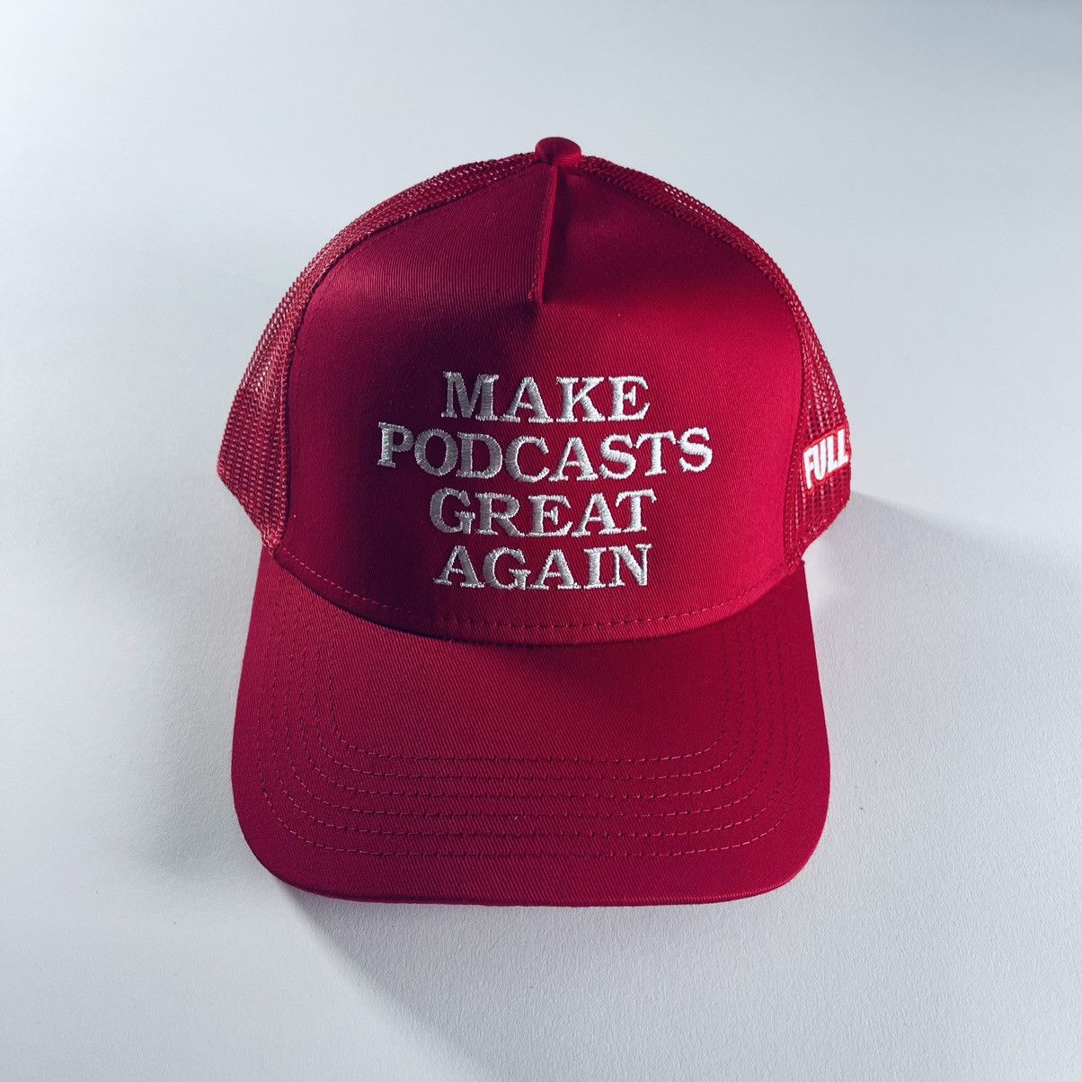 Full Send *NEW* Full Send Make Podcast Great Again Hat (Red) LIMITED Size ONE SIZE - 1 Thumbnail