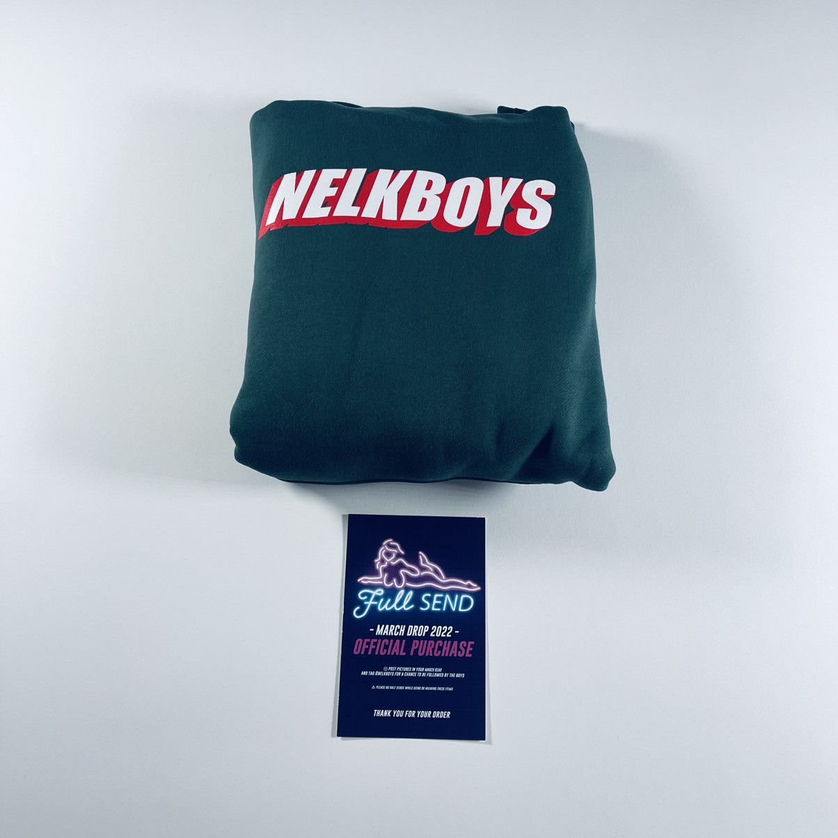 March 2022 Drop top Nelkboys Bold Hoodie