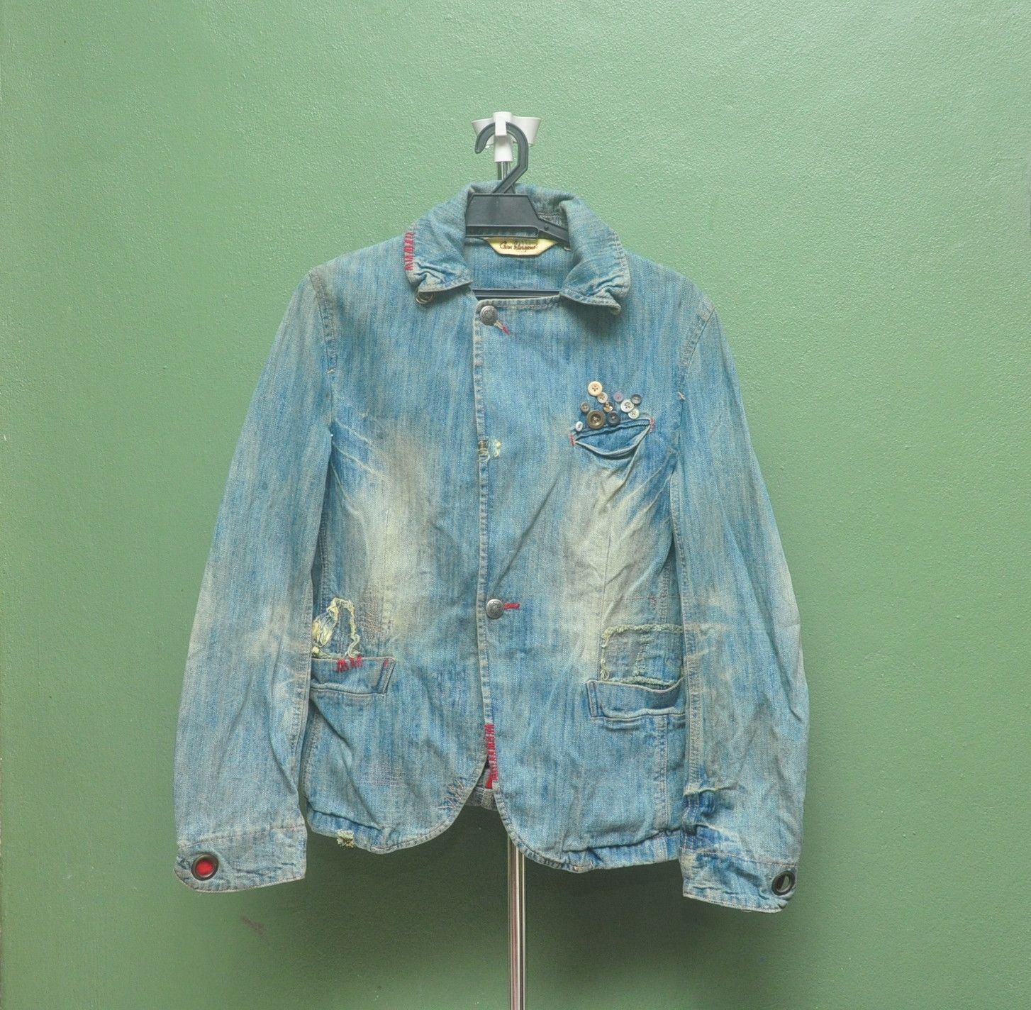 Vintage Japanese Fashion Style Jeans Jacket