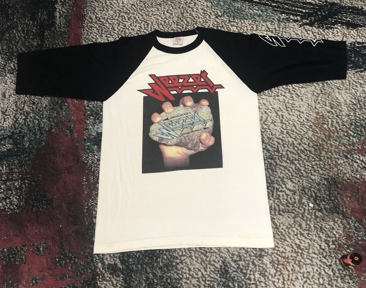 Band Tees Vintage WEEZER American Rock 3 Quarter Size US M / EU 48-50 / 2 - 5 Thumbnail