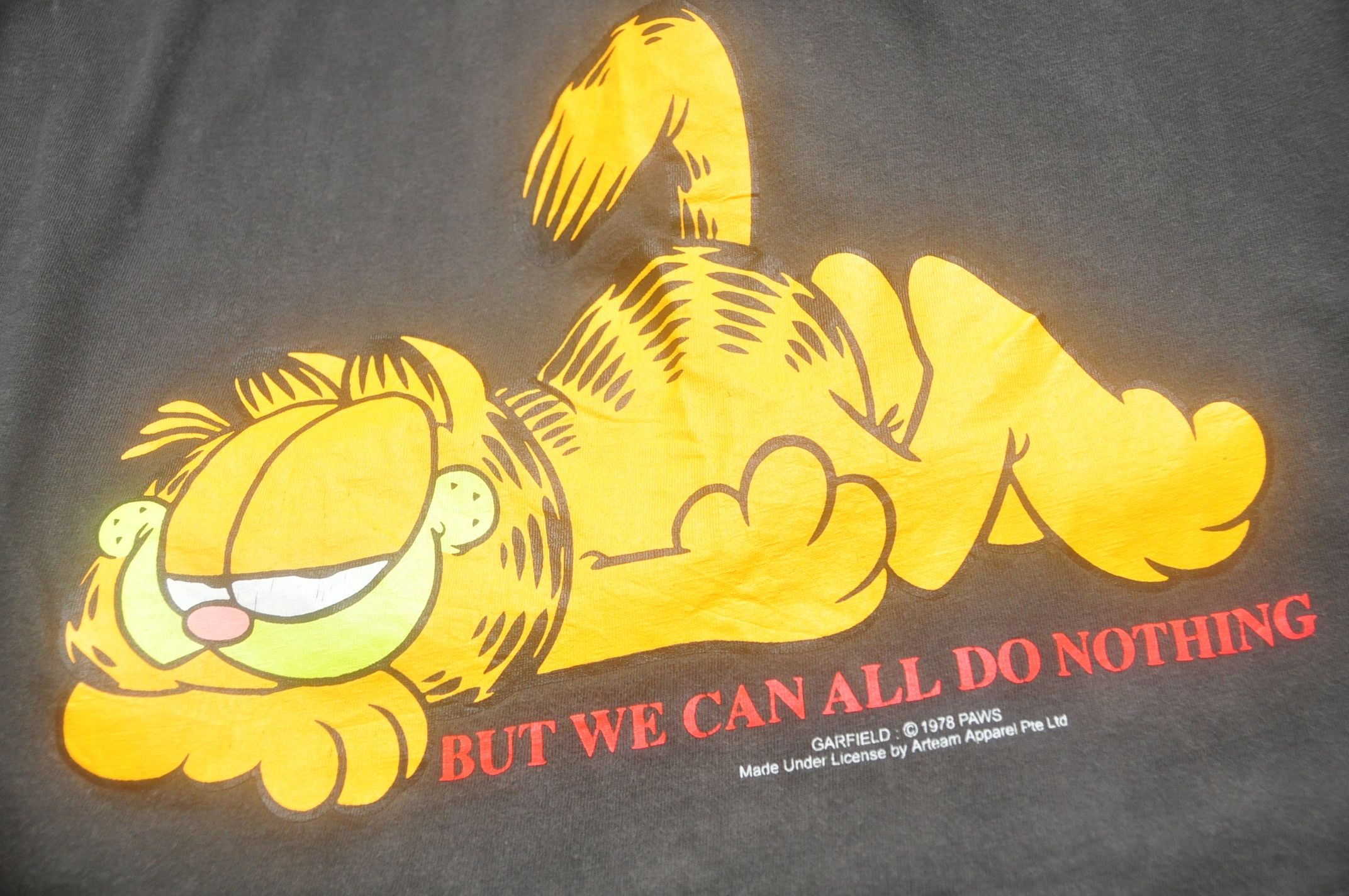 Vintage Vintage Garfield No One Can Do Everything Tee Shirt Size US L / EU 52-54 / 3 - 5 Thumbnail