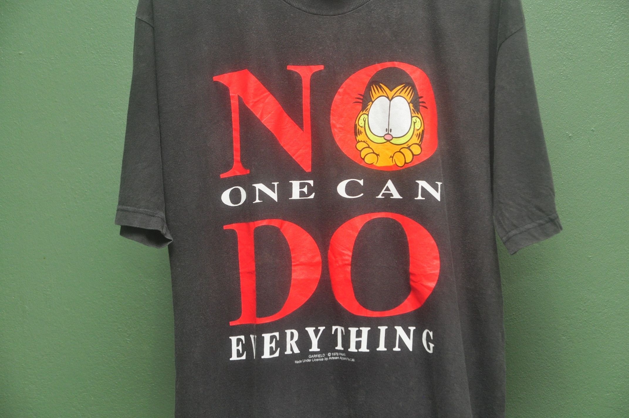 Vintage Vintage Garfield No One Can Do Everything Tee Shirt Size US L / EU 52-54 / 3 - 3 Thumbnail
