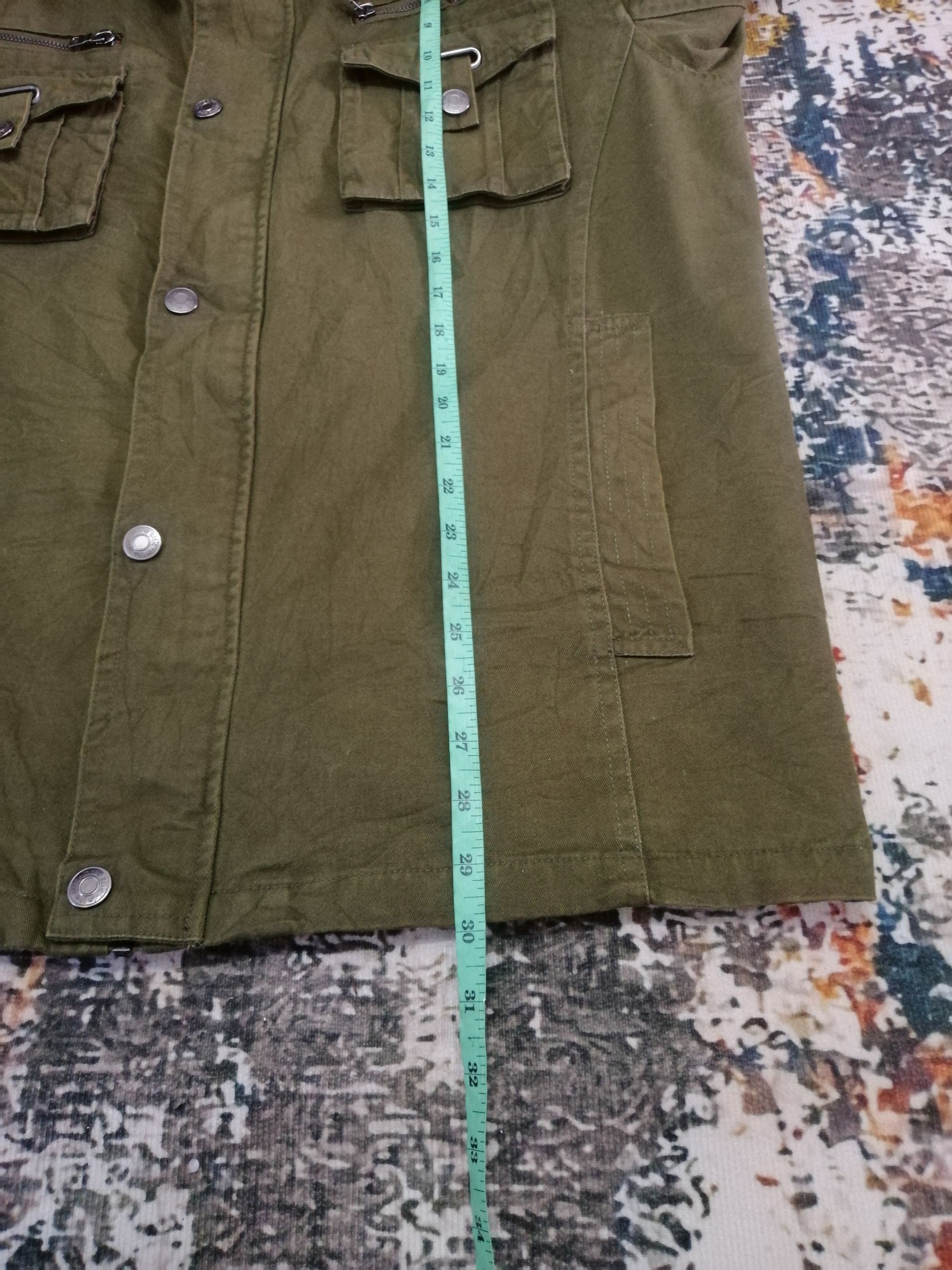 In The Attic × Japanese Brand In The Attic Green Olive Tactical Army Military Jacket Size US L / EU 52-54 / 3 - 8 Thumbnail