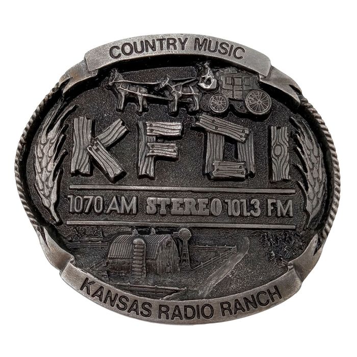 other-kfdi-belt-buckle-country-music-kansas-radio-ranch-barn-grailed