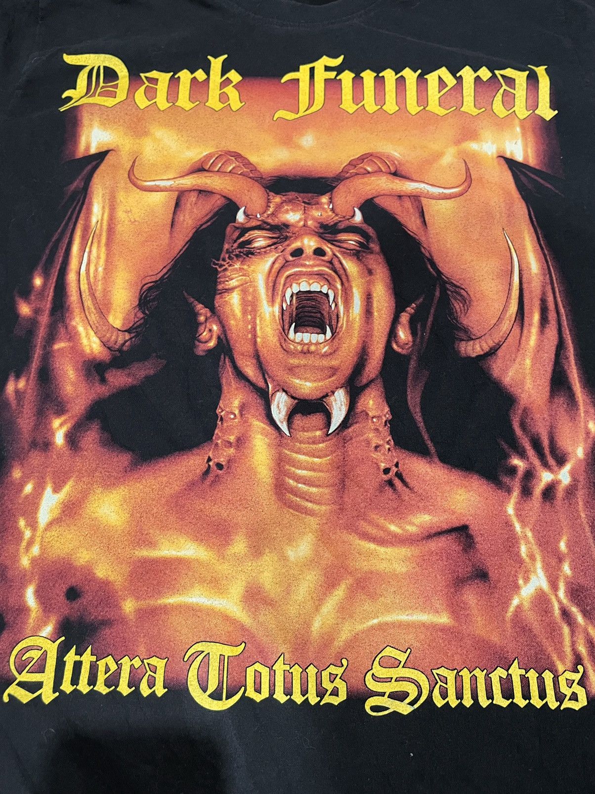 VTG 90s Dark Funeral Satanic Attera Lotus Sanctus Bootleg