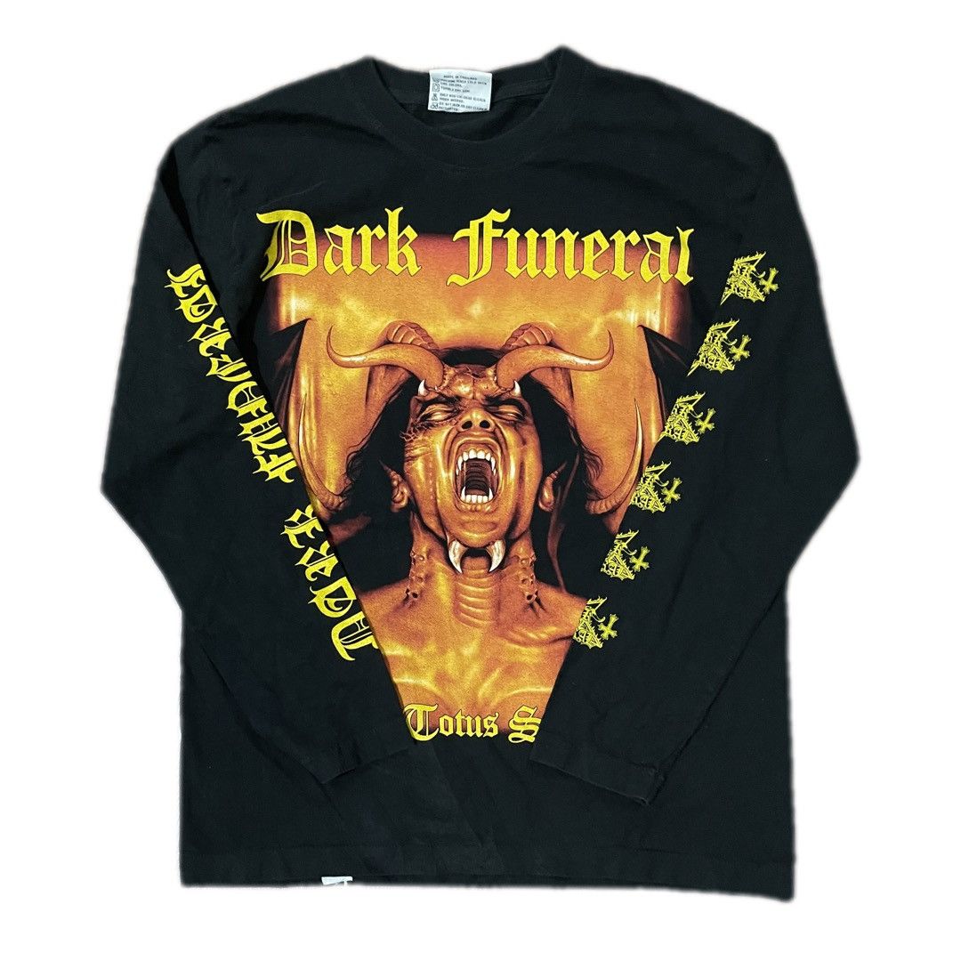 VTG 90s Dark Funeral Satanic Attera Lotus Sanctus Bootleg