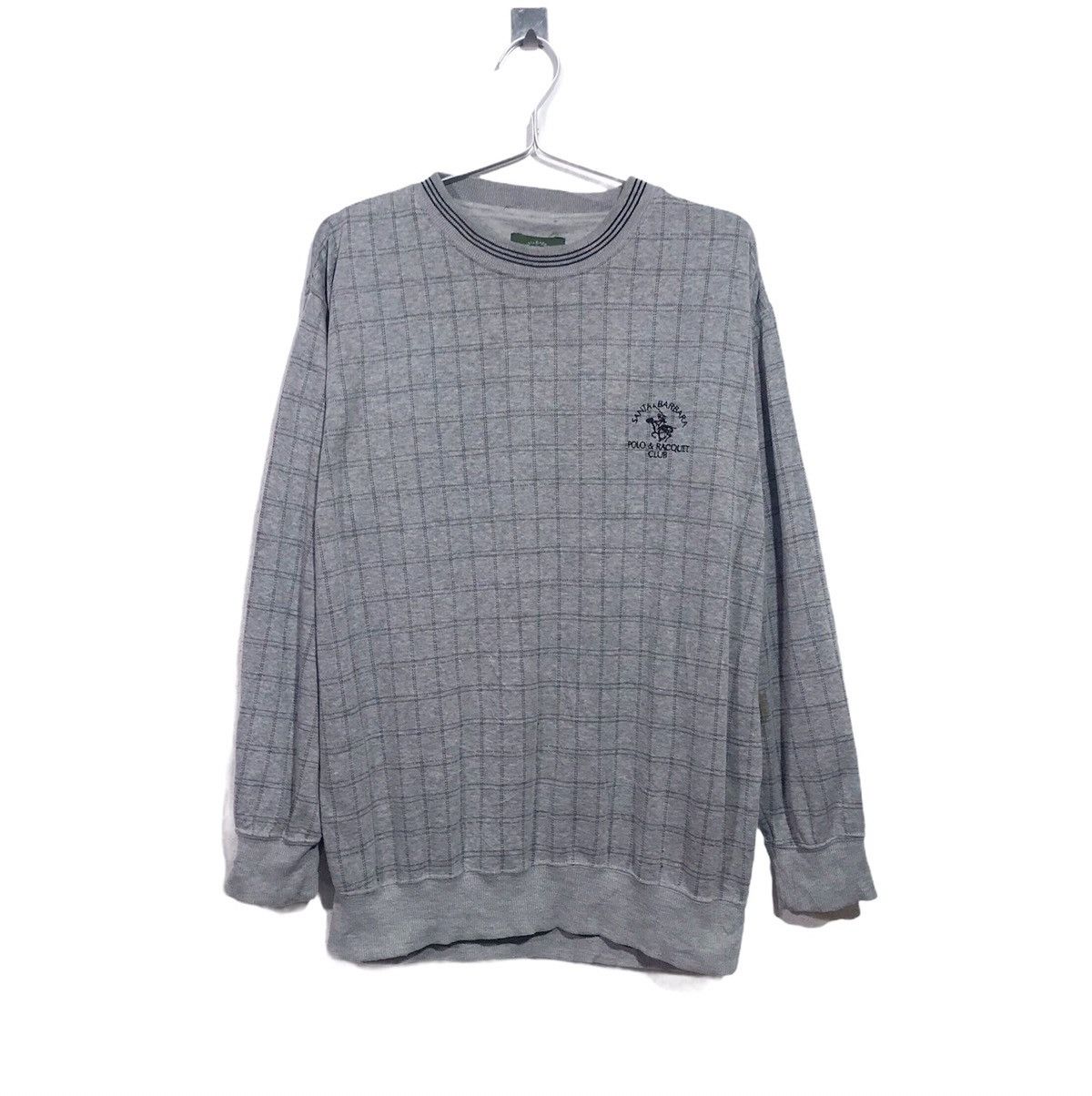 Vintage Santa barbara polo club thin Crewneck Sweatshirt