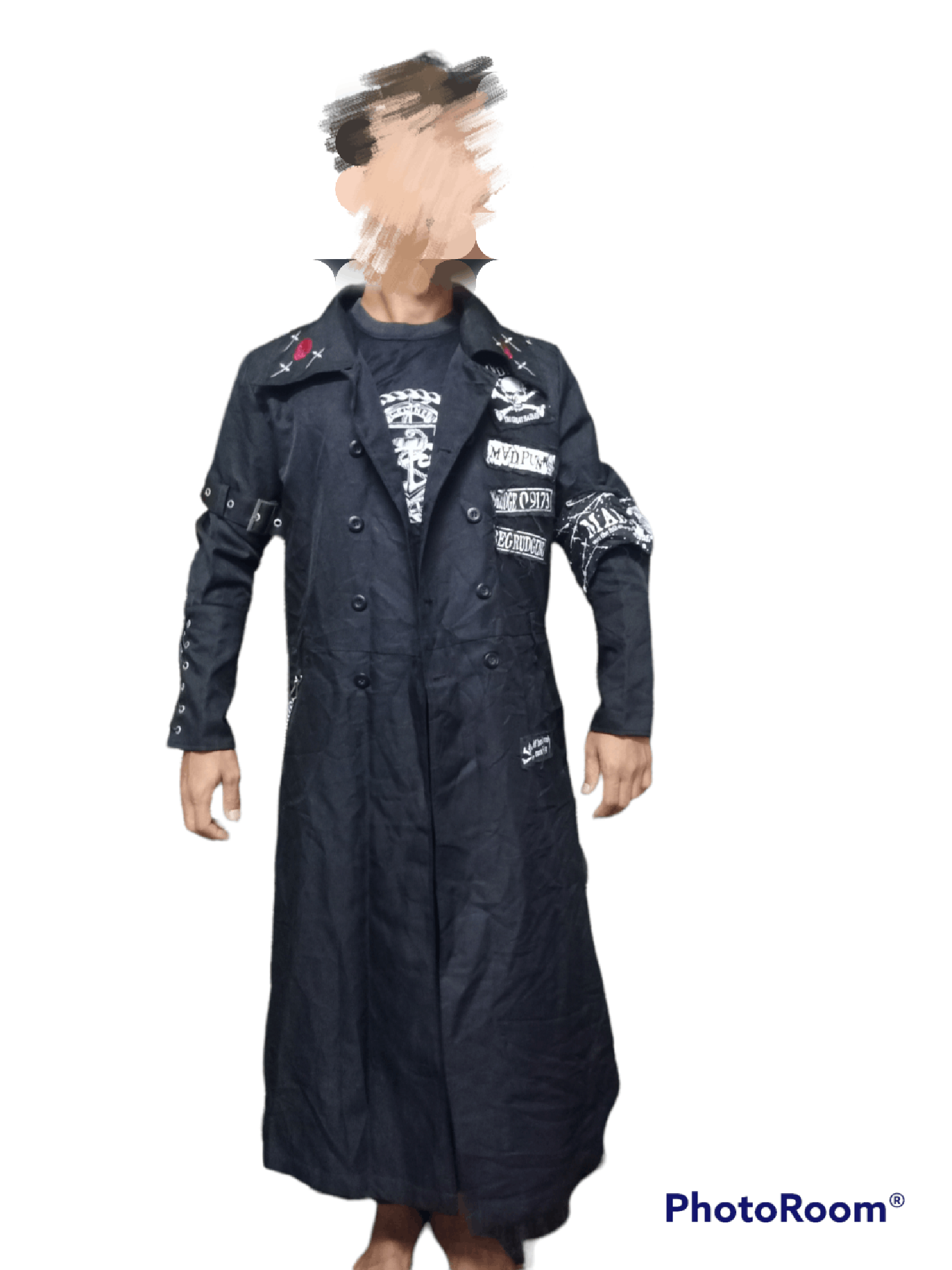 14th Addiction × Seditionaries assymetrical Mad Punk Acid Jazz Men seditionary Long Jacket Size US L / EU 52-54 / 3 - 2 Thumbnail