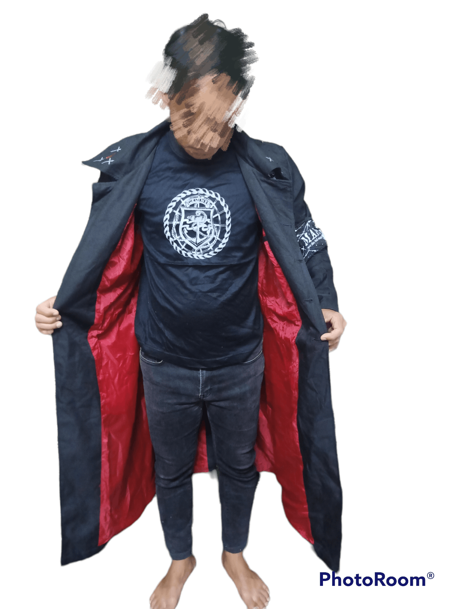 14th Addiction × Seditionaries assymetrical Mad Punk Acid Jazz Men seditionary Long Jacket Size US L / EU 52-54 / 3 - 3 Thumbnail