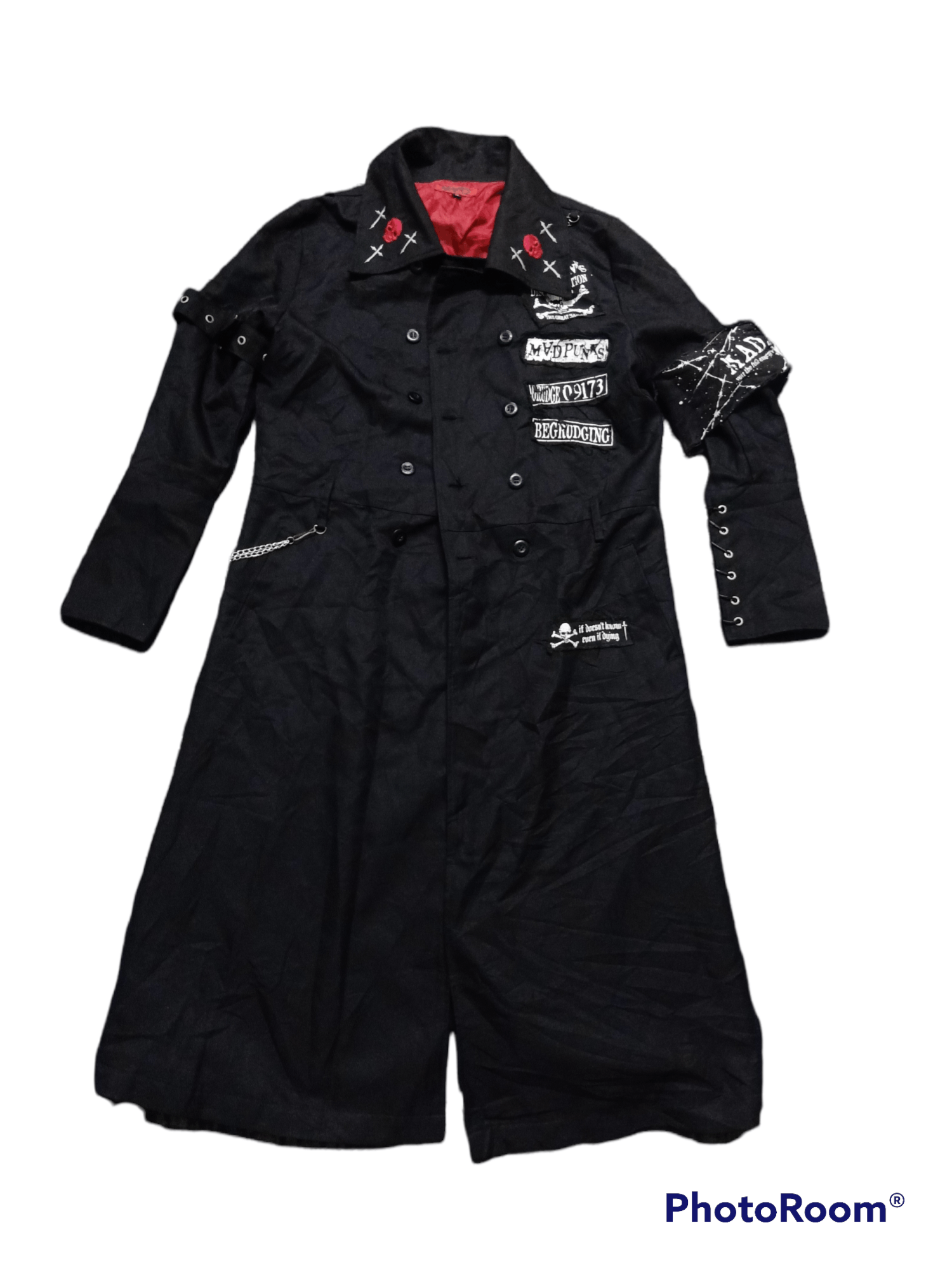 14th Addiction × Seditionaries assymetrical Mad Punk Acid Jazz Men seditionary Long Jacket Size US L / EU 52-54 / 3 - 4 Thumbnail