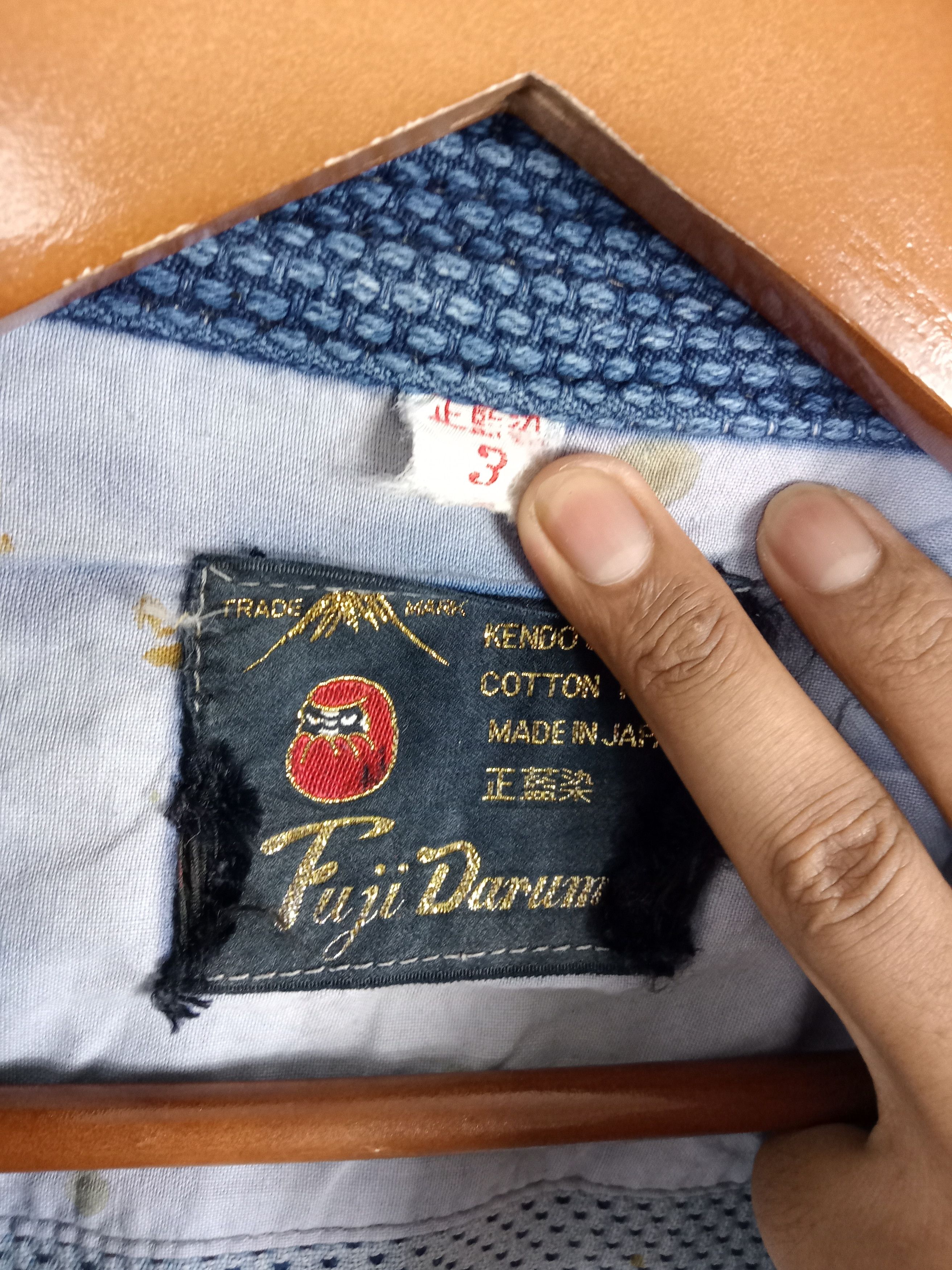 Indigo × Japanese Brand Kimono Kendo Style x Custom Handmade Stussy Big Logo Size US L / EU 52-54 / 3 - 7 Thumbnail