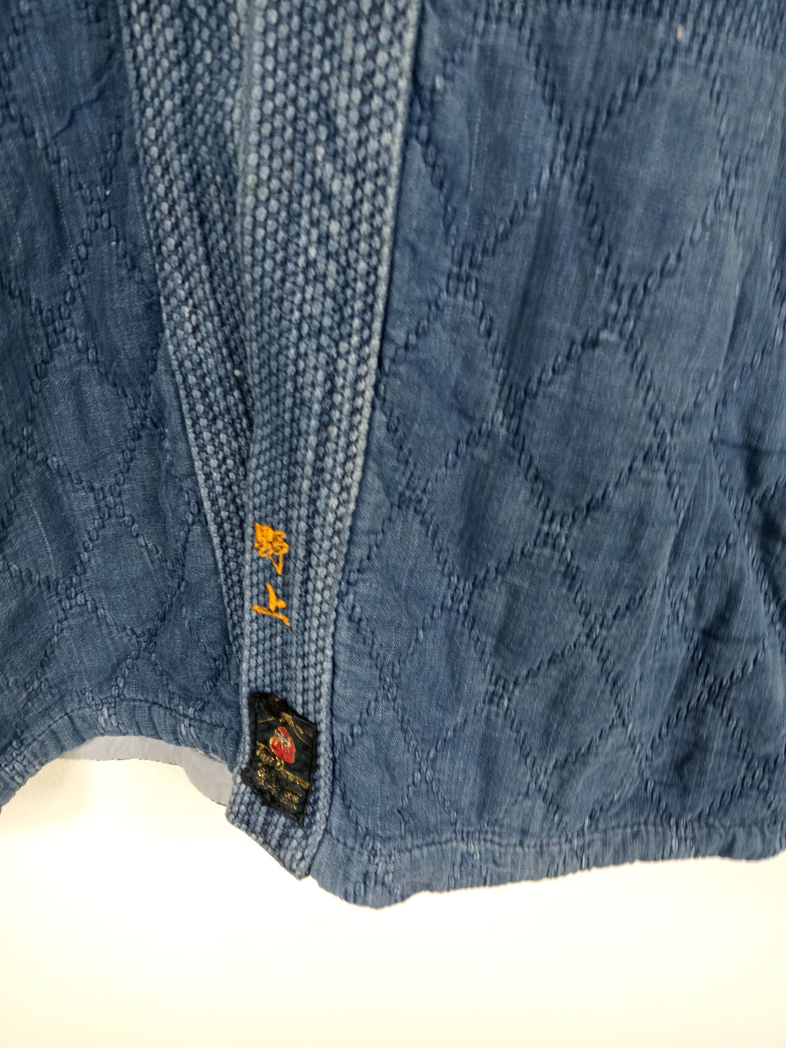 Indigo × Japanese Brand Kimono Kendo Style x Custom Handmade Stussy Big Logo Size US L / EU 52-54 / 3 - 6 Thumbnail