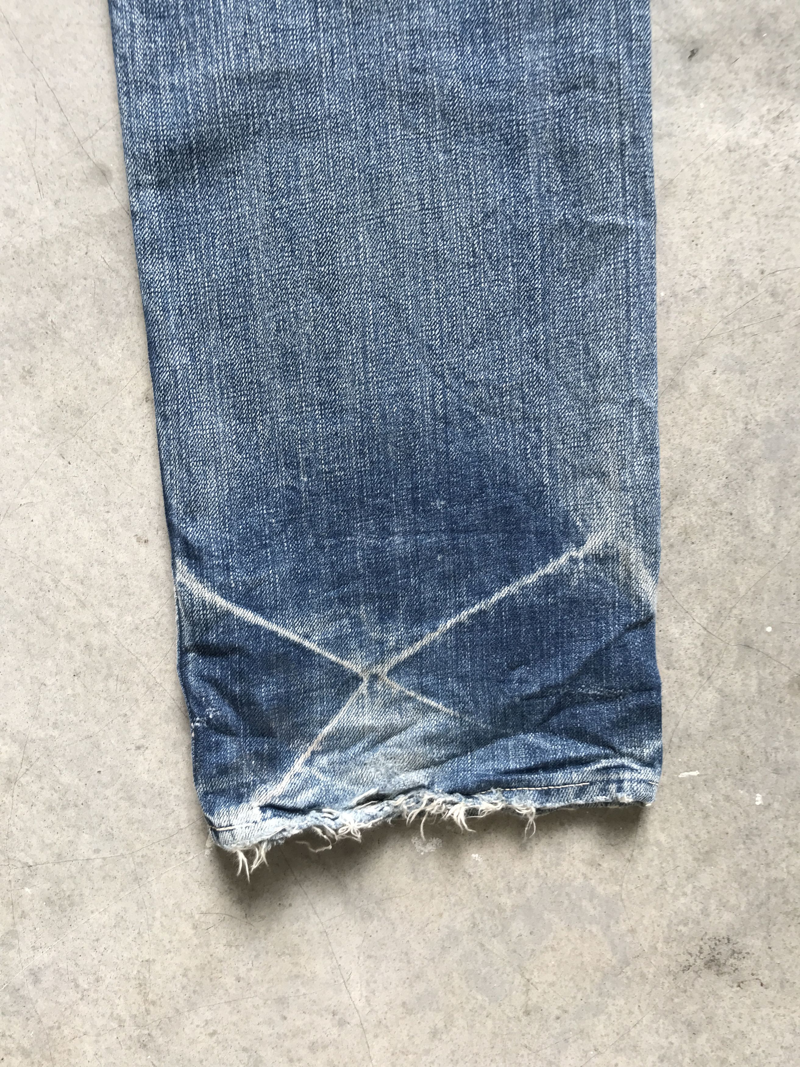 Japanese Brand × Spellbound D42-SPELLBOUND DMG Distressed Patchwork Denim Size US 34 / EU 50 - 17 Thumbnail