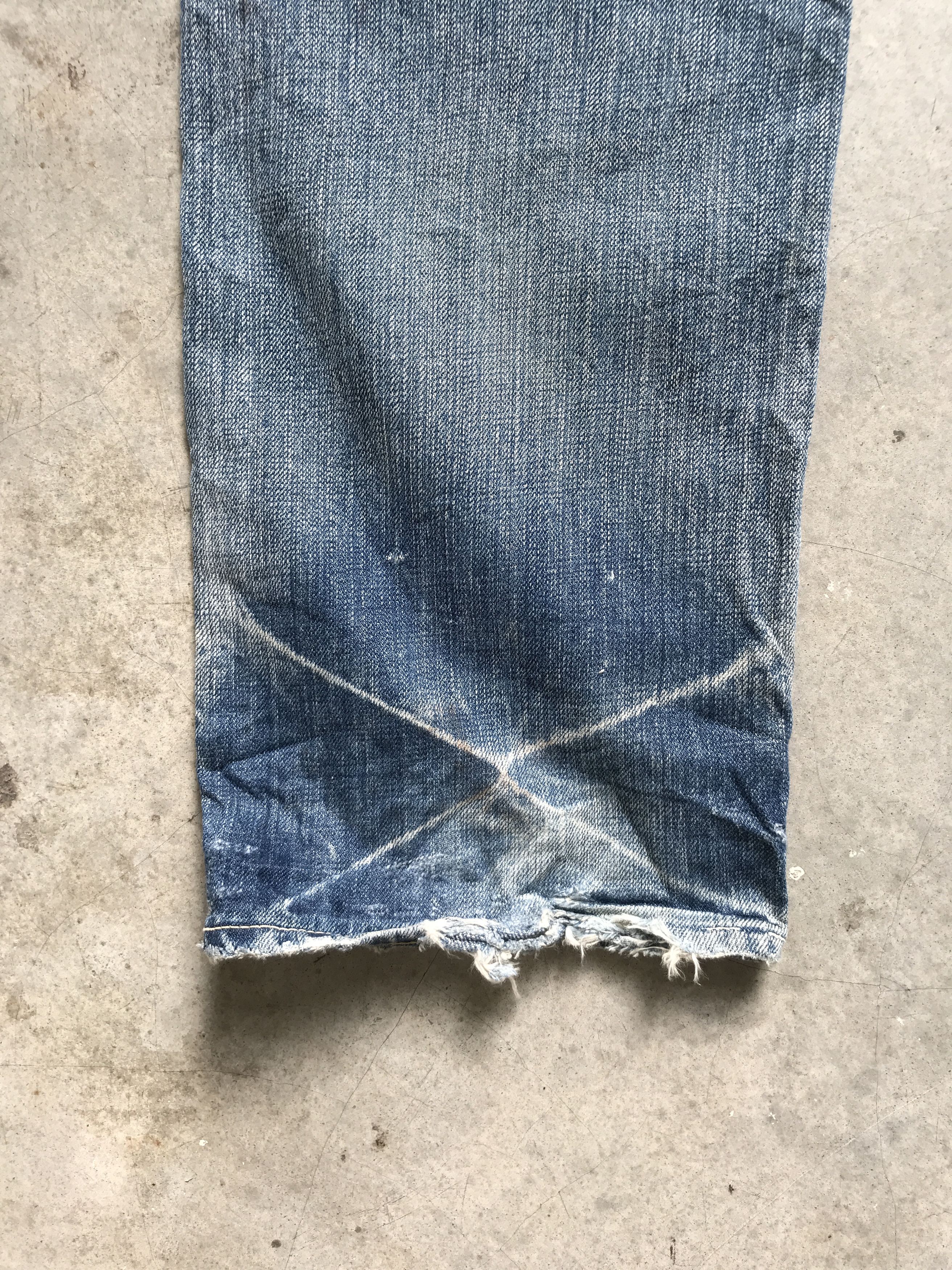 Japanese Brand × Spellbound D42-SPELLBOUND DMG Distressed Patchwork Denim Size US 34 / EU 50 - 18 Thumbnail