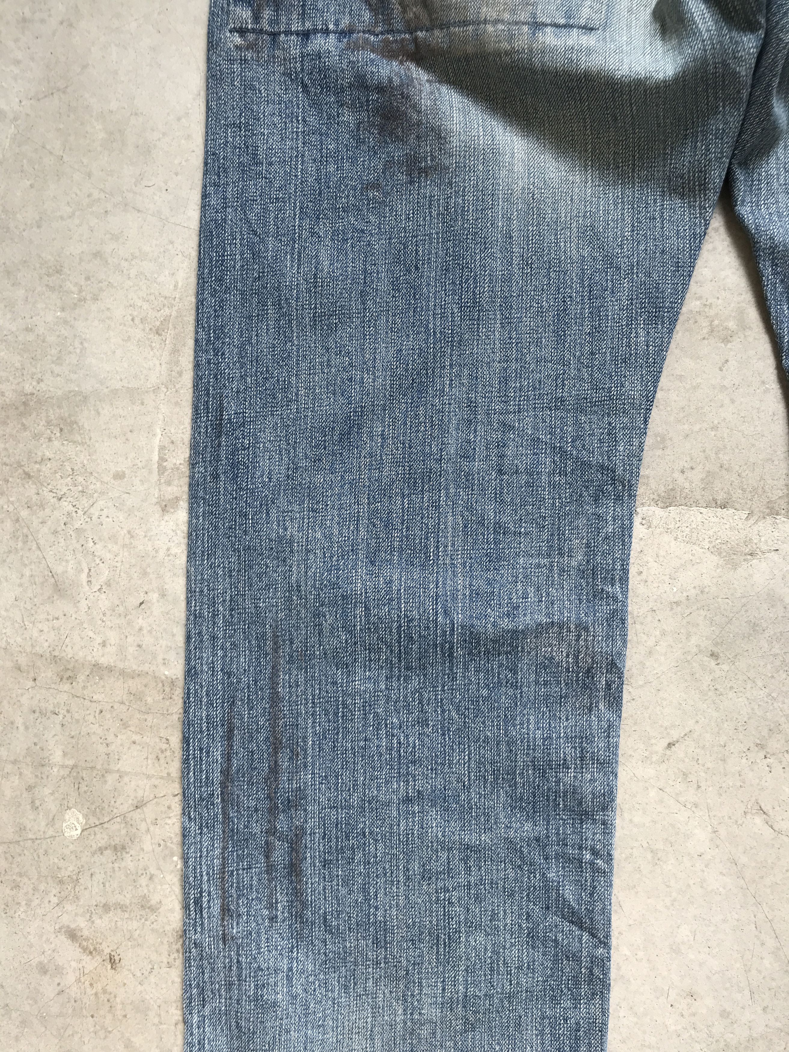 Japanese Brand × Spellbound D42-SPELLBOUND DMG Distressed Patchwork Denim Size US 34 / EU 50 - 16 Thumbnail