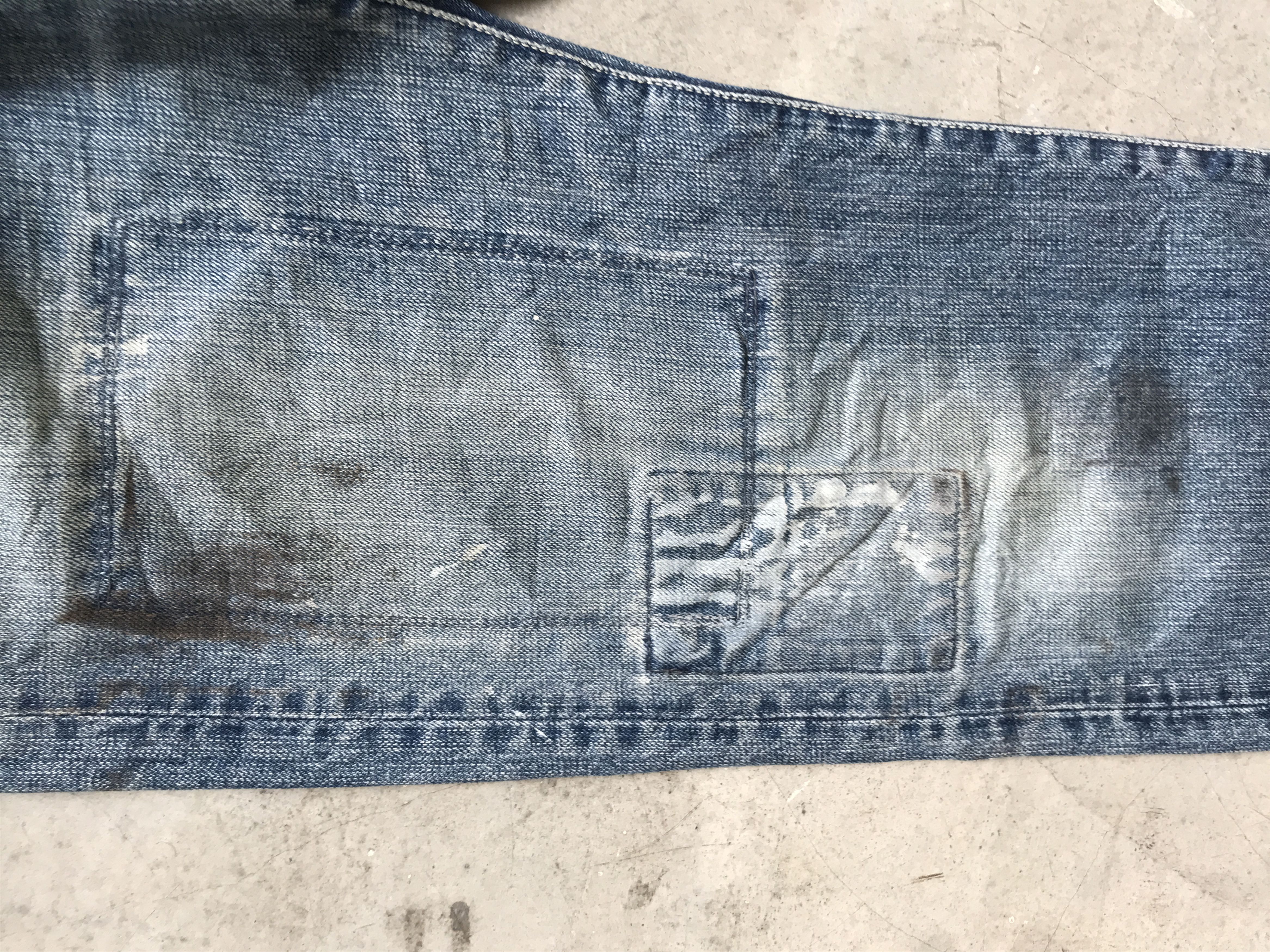 Japanese Brand × Spellbound D42-SPELLBOUND DMG Distressed Patchwork Denim Size US 34 / EU 50 - 6 Thumbnail