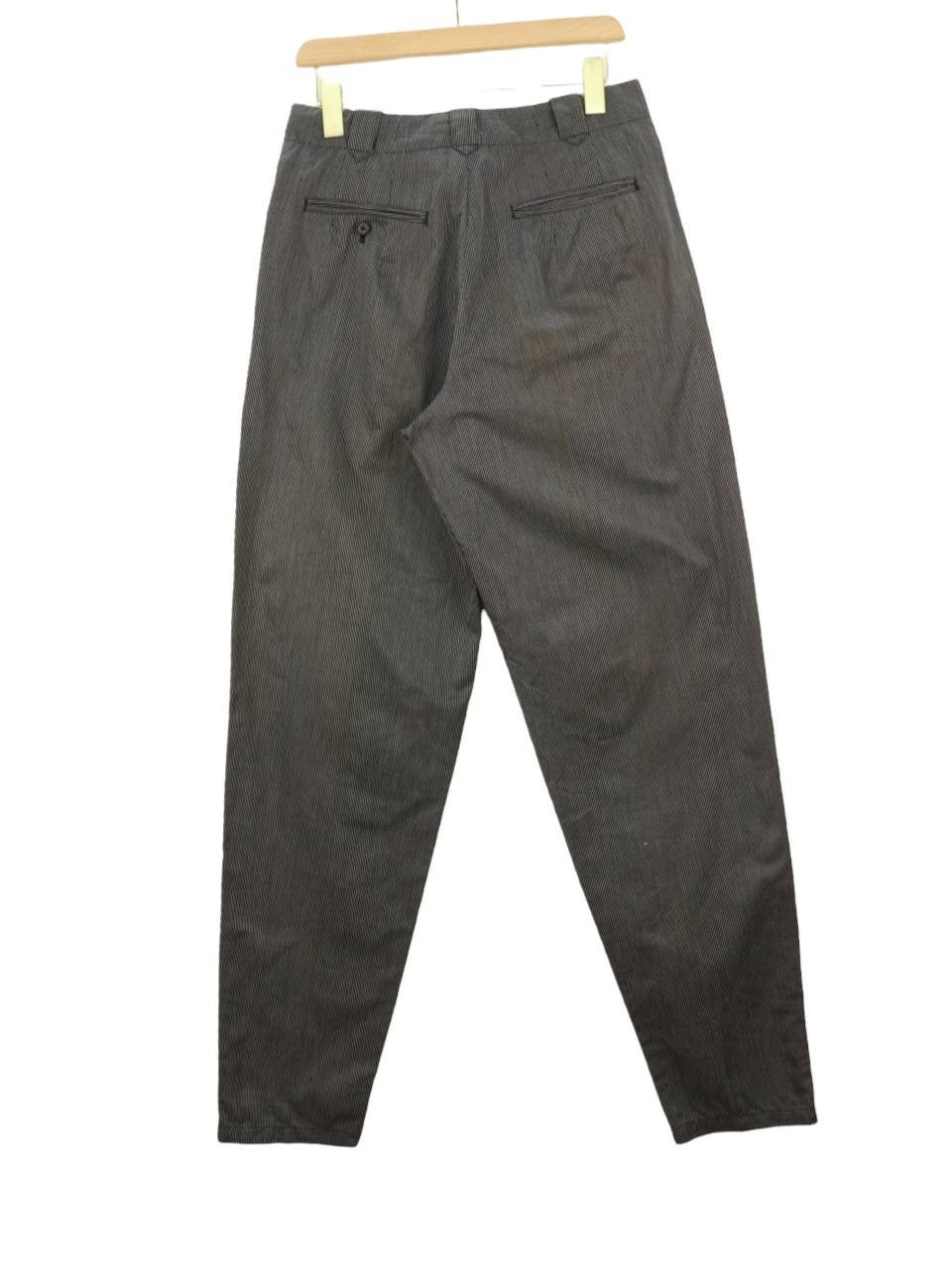 Yohji Yamamoto Yohji Yamamoto Y's For Men Balloon Pinstriped Pleated Pant Size US 29 - 3 Thumbnail